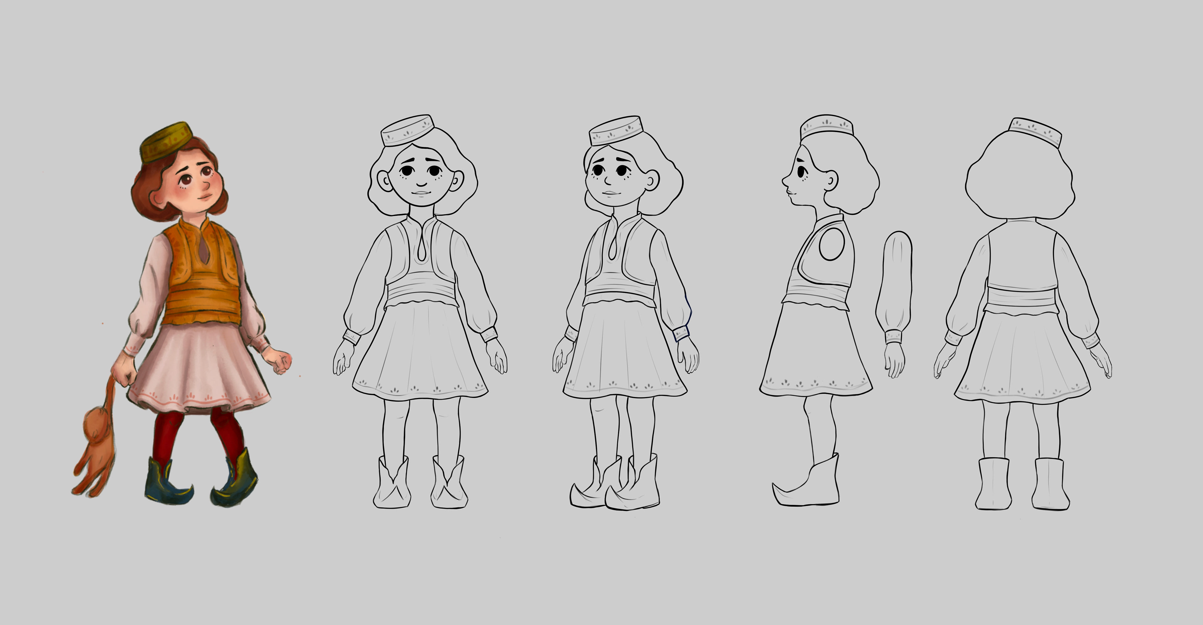Little Girl Turnaround