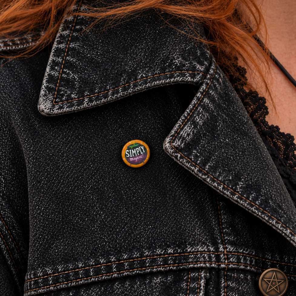 Simply Magical 25mm pin badge