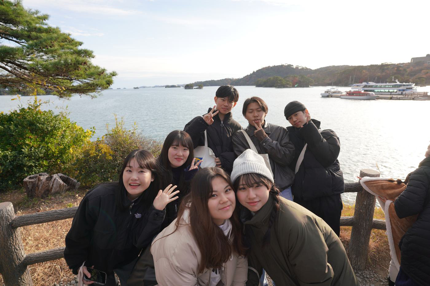 仙台フィールドワークで松島観光（11/26）