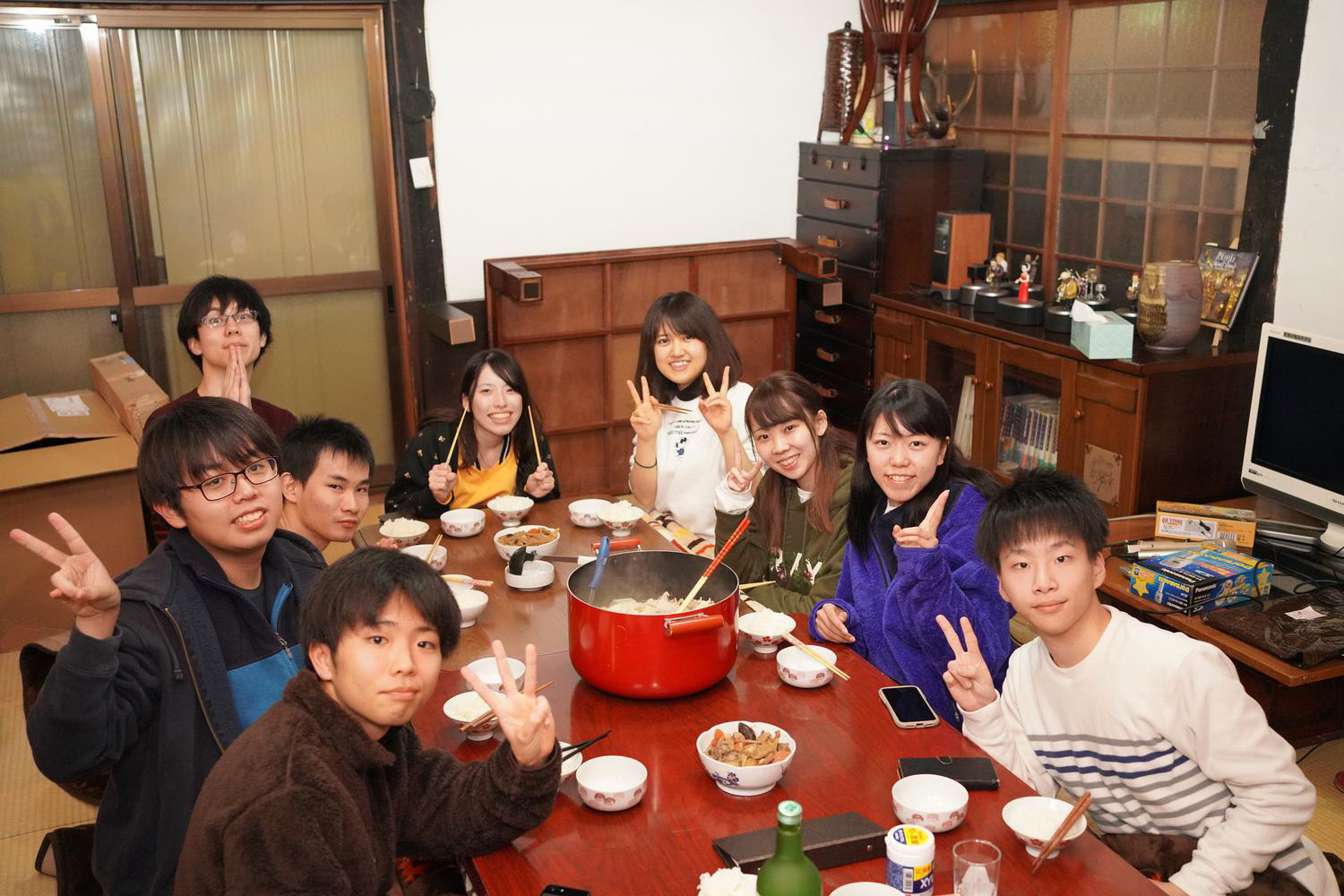 ていちゃんげで夕ご飯(1/4)