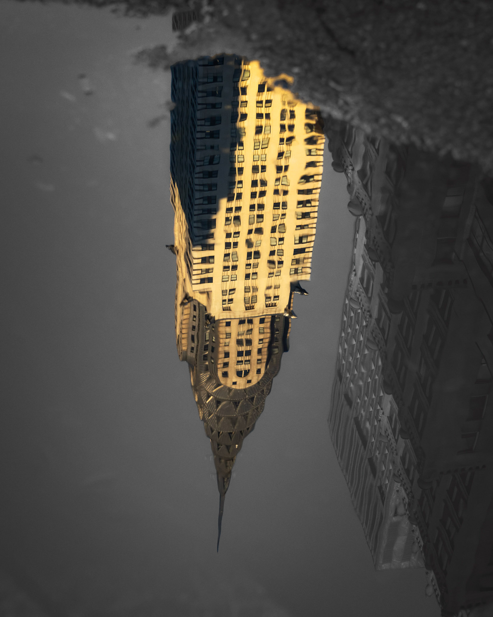 Chrysler in a Puddle