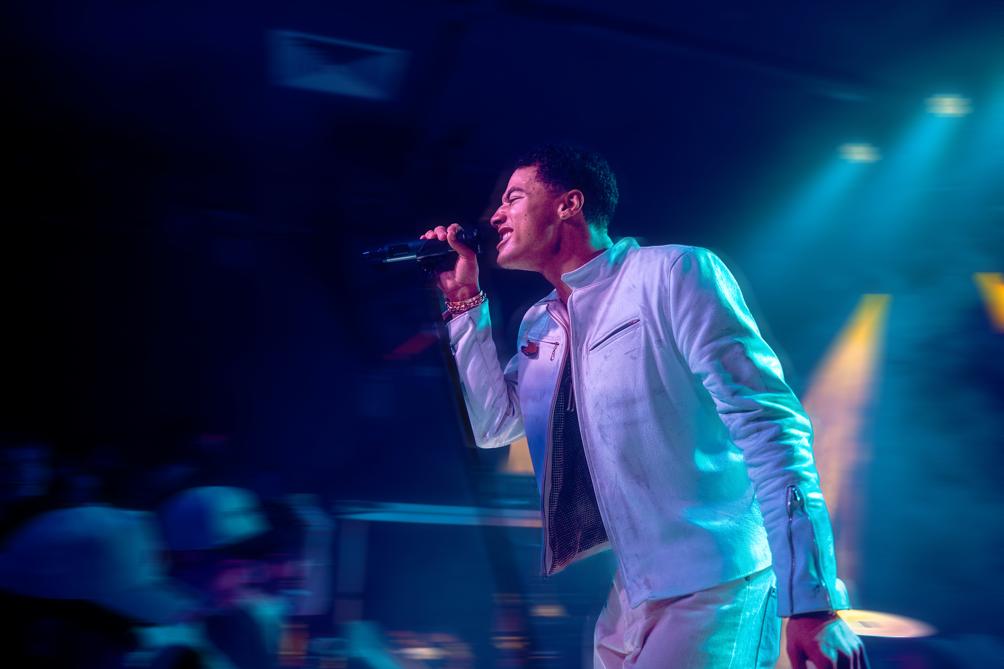 24kGoldn performing live at Oslo Hackney in London