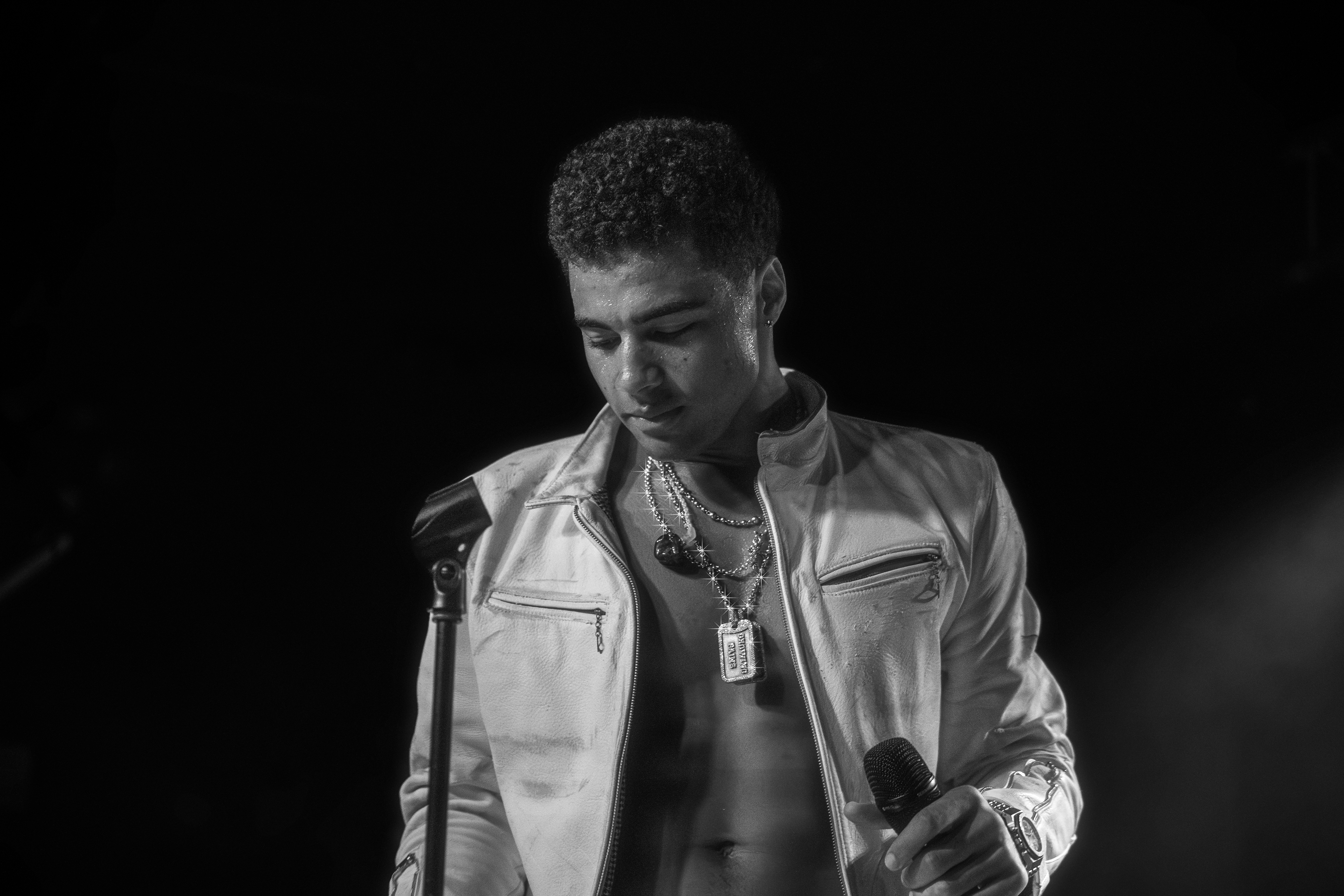 24kGoldn performing live at Oslo Hackney in London