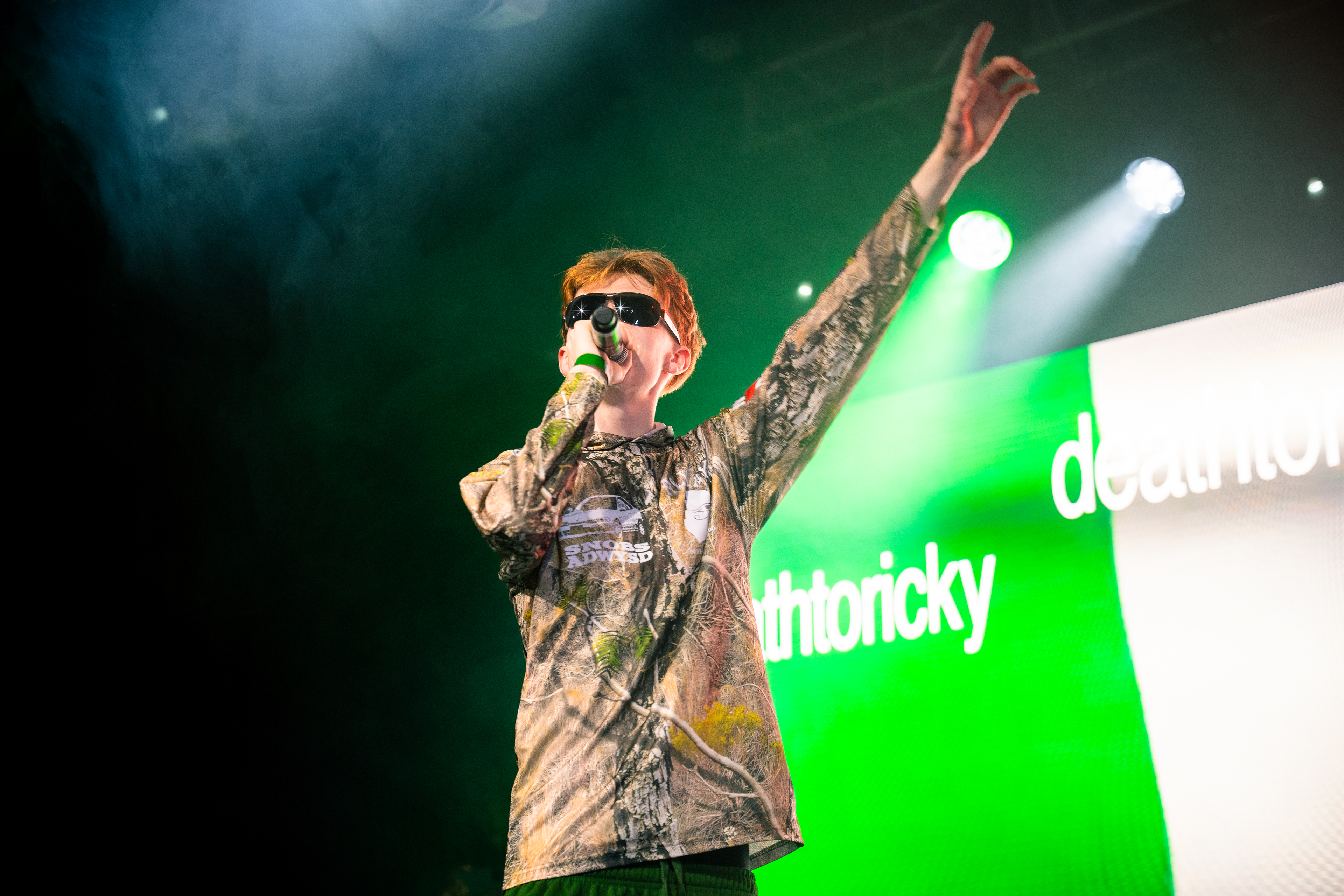 Deathtoricky Performing at Draft Day 2 at Electric Ballroom