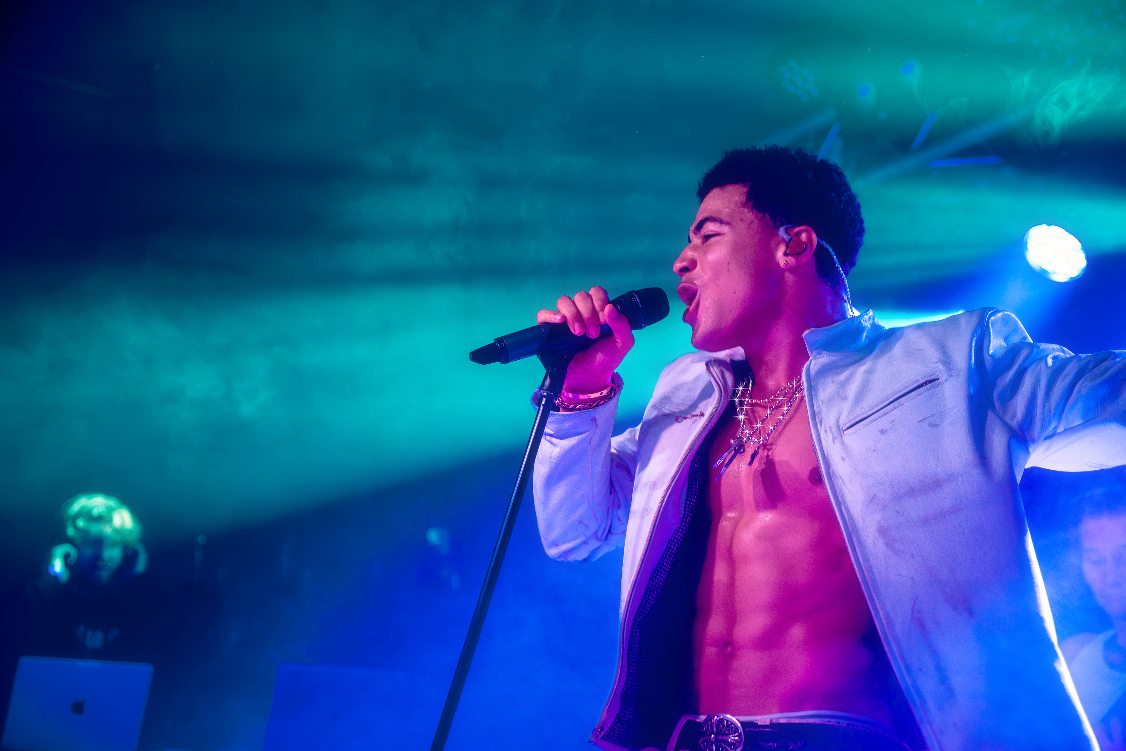 24kGoldn performing live at Oslo Hackney in London