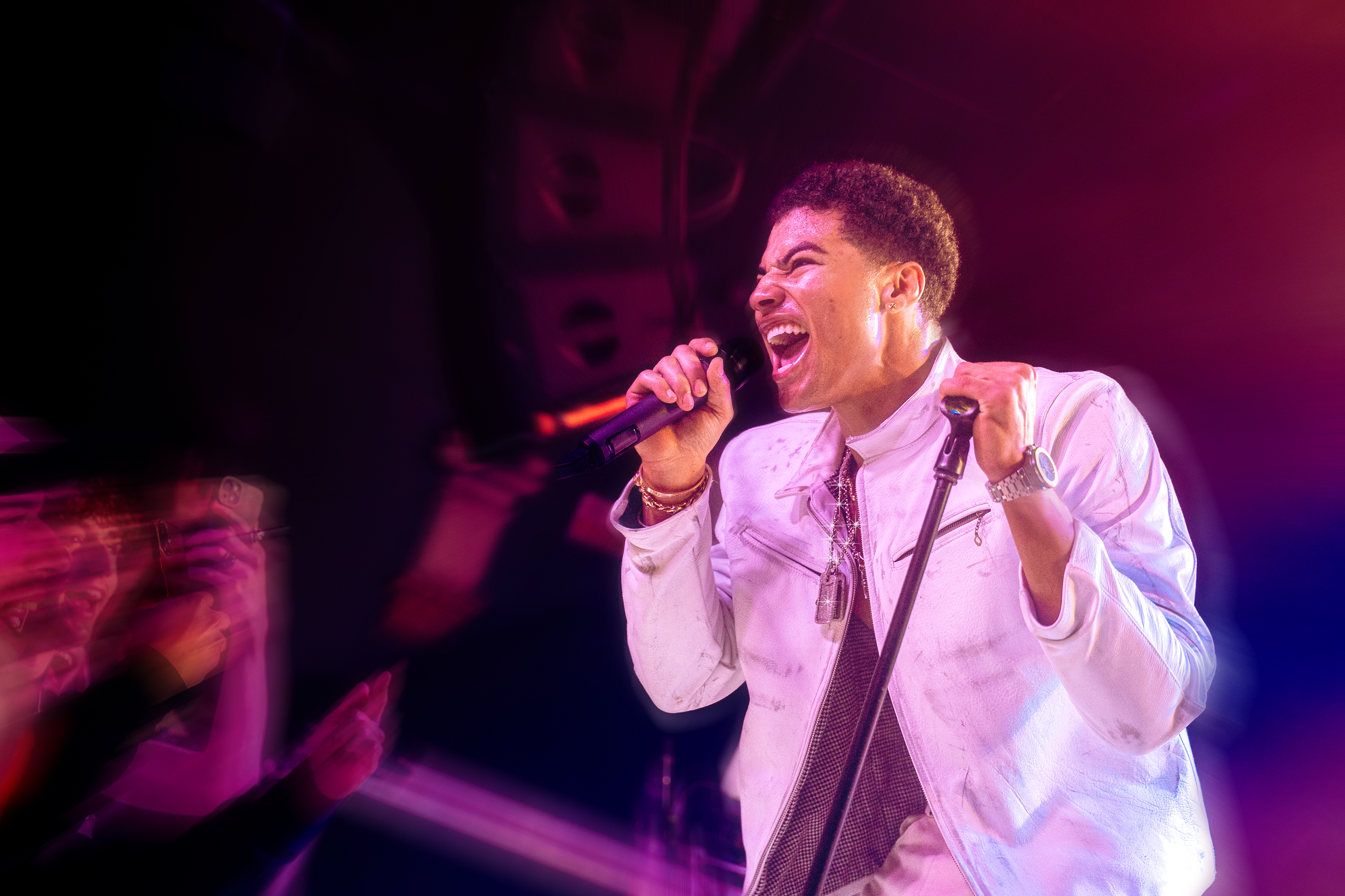 24kGoldn performing live at Oslo Hackney in London
