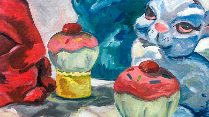 Oil painting, still life, 2010
