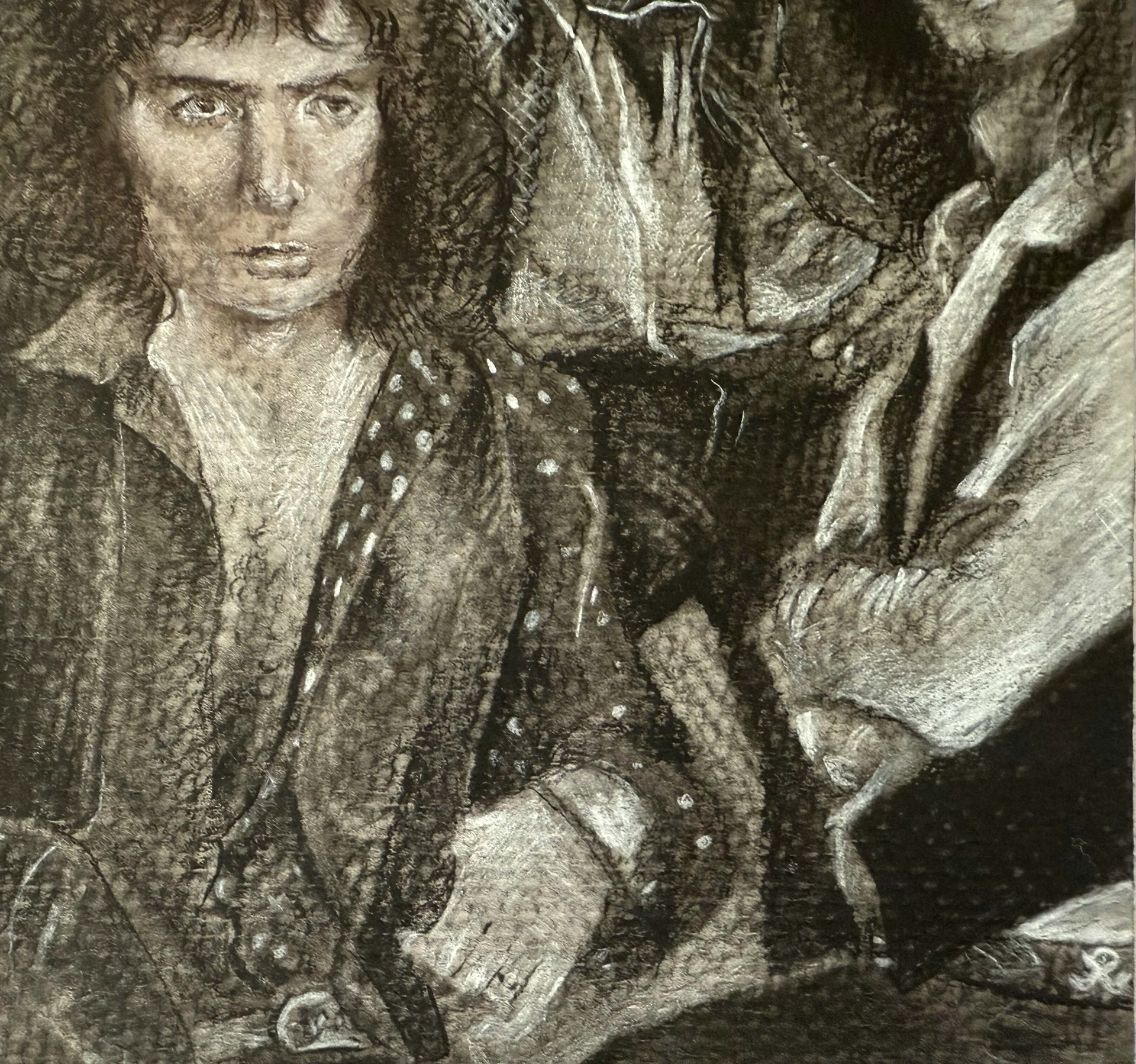 1970's band Rainbow portrait, zoom