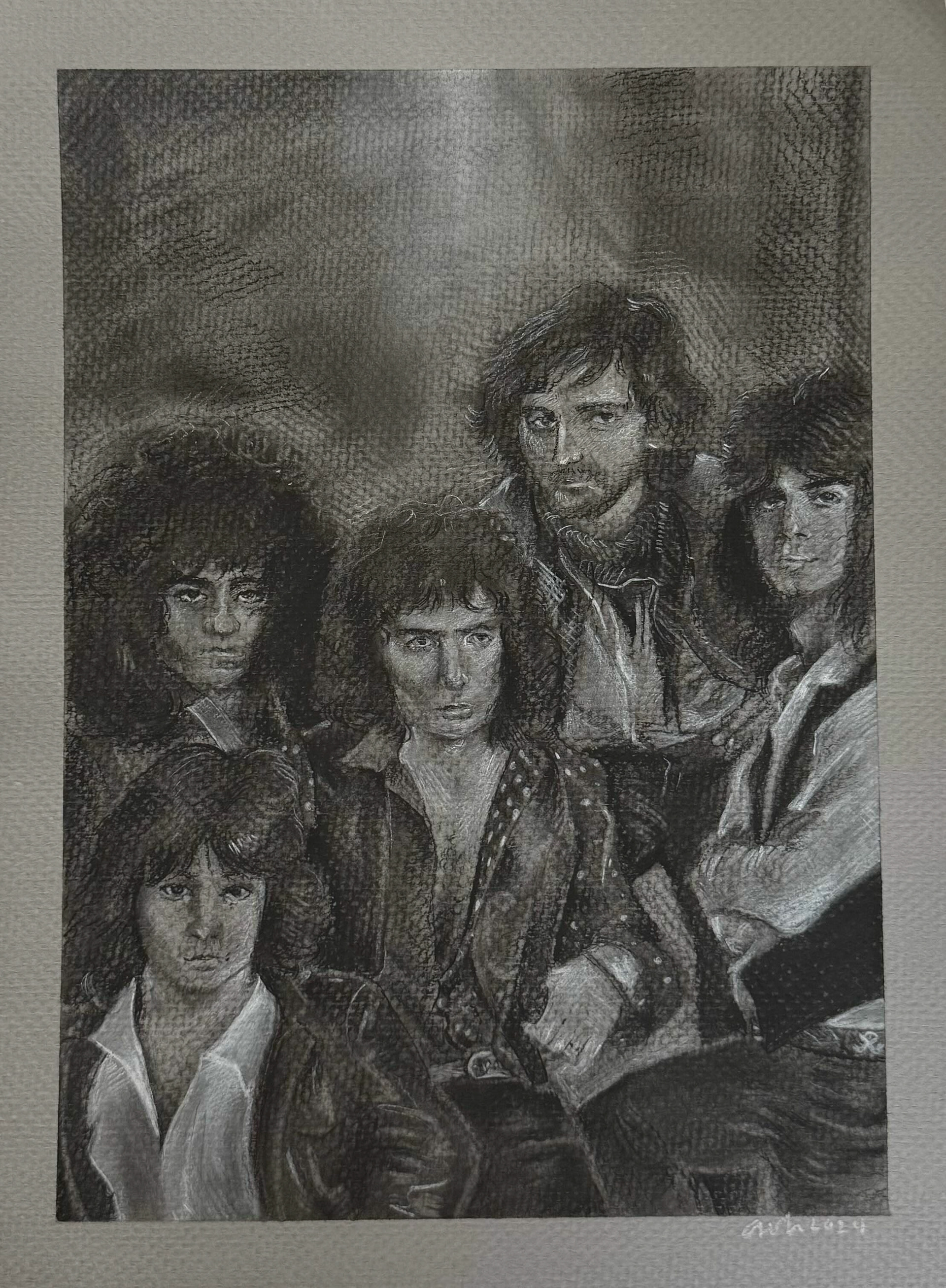 1970's band Rainbow portrait