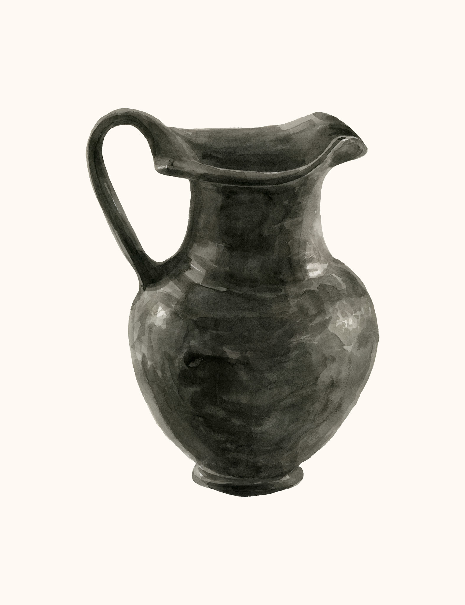 Terracotta oinochoe (jug)