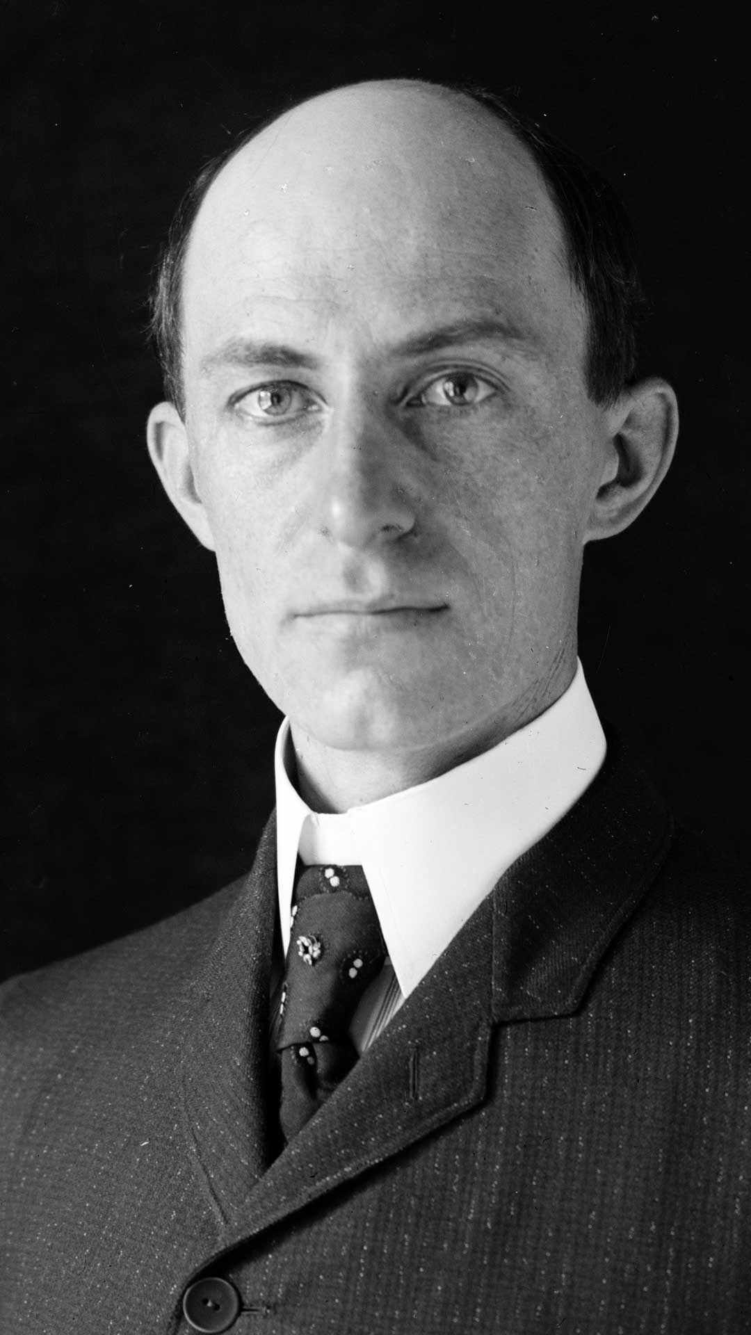Wilbur Wright, age 38, 1905, Dayton, Ohio.