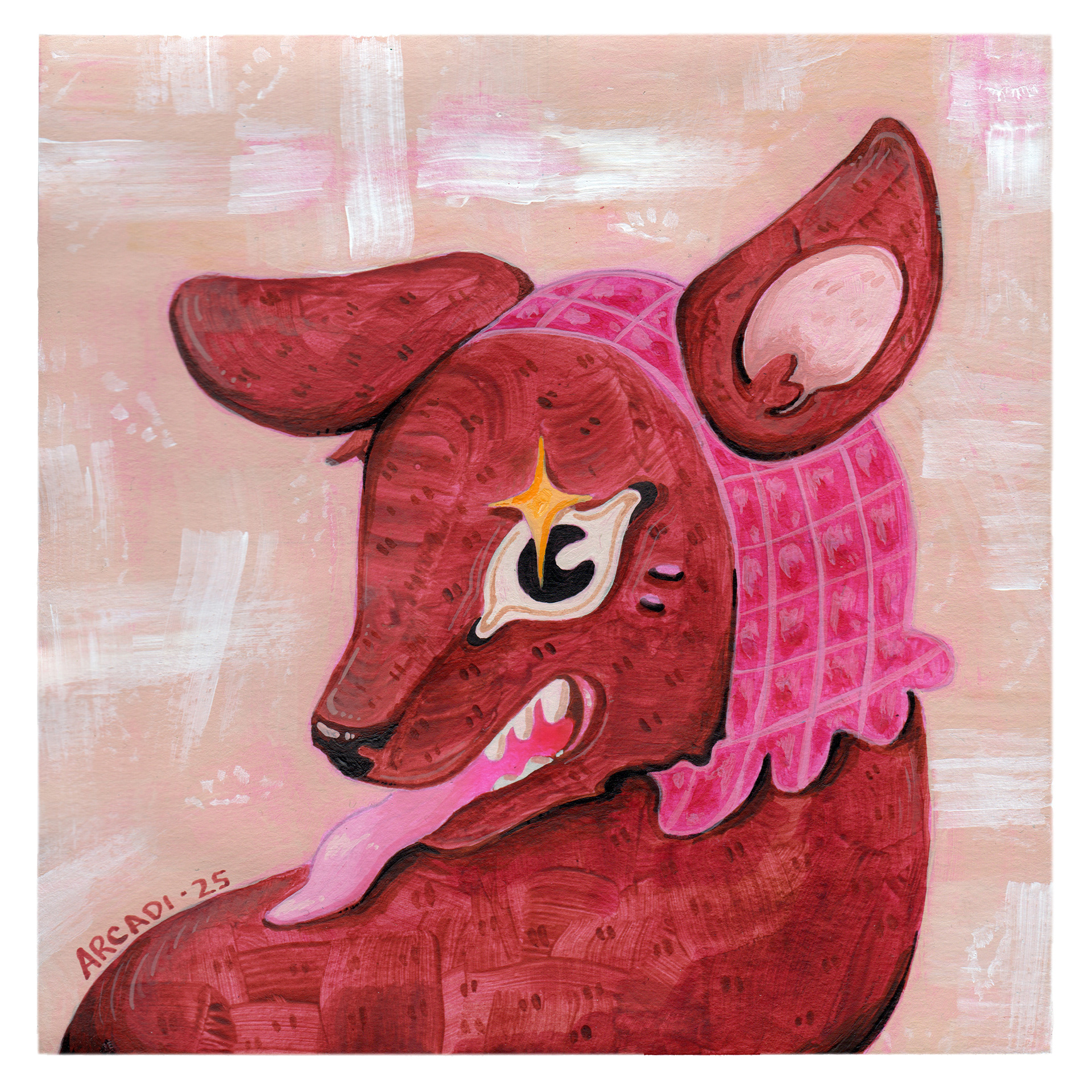 Ham Dog - 6 x 6