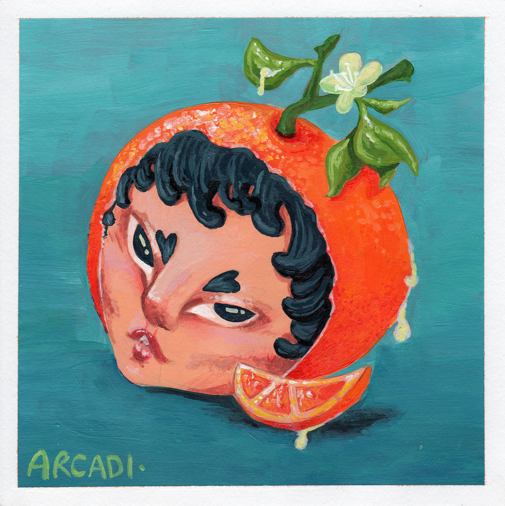 Fruit Face - 6 x 6