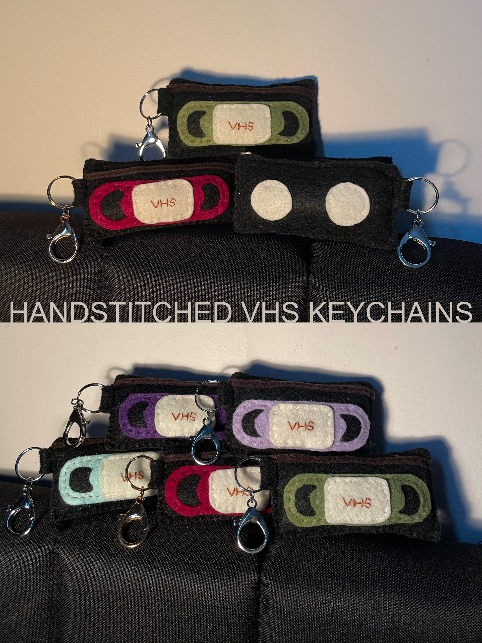 VHS Keychains