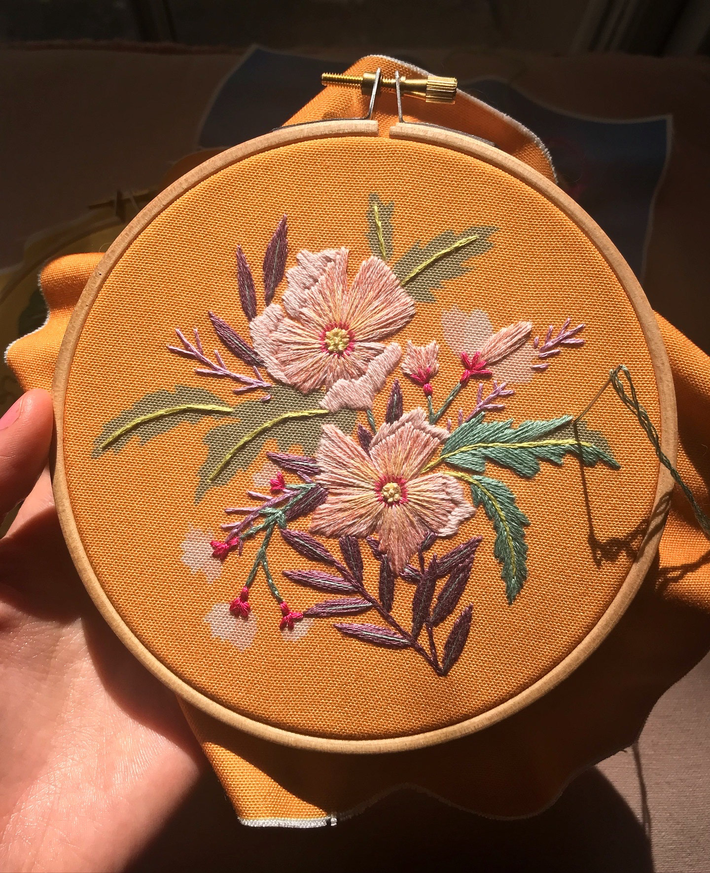 blossom embroidery kit