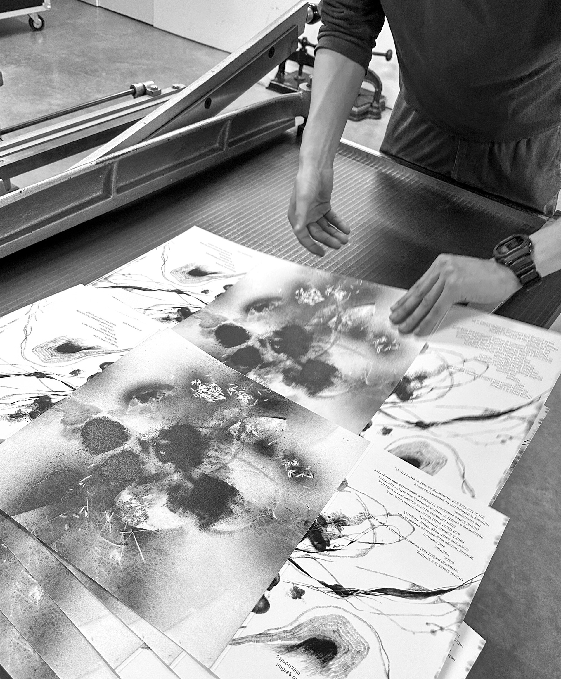 Binding at Atelier La Rivière Sèche