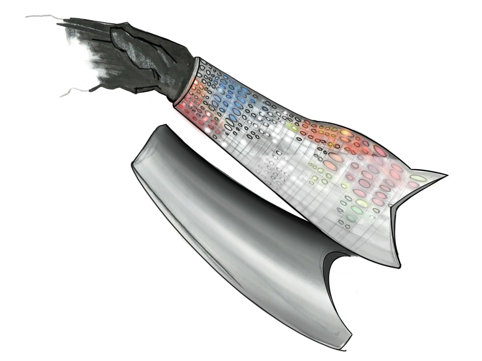 Illustration of future feedback prothetic by Katja