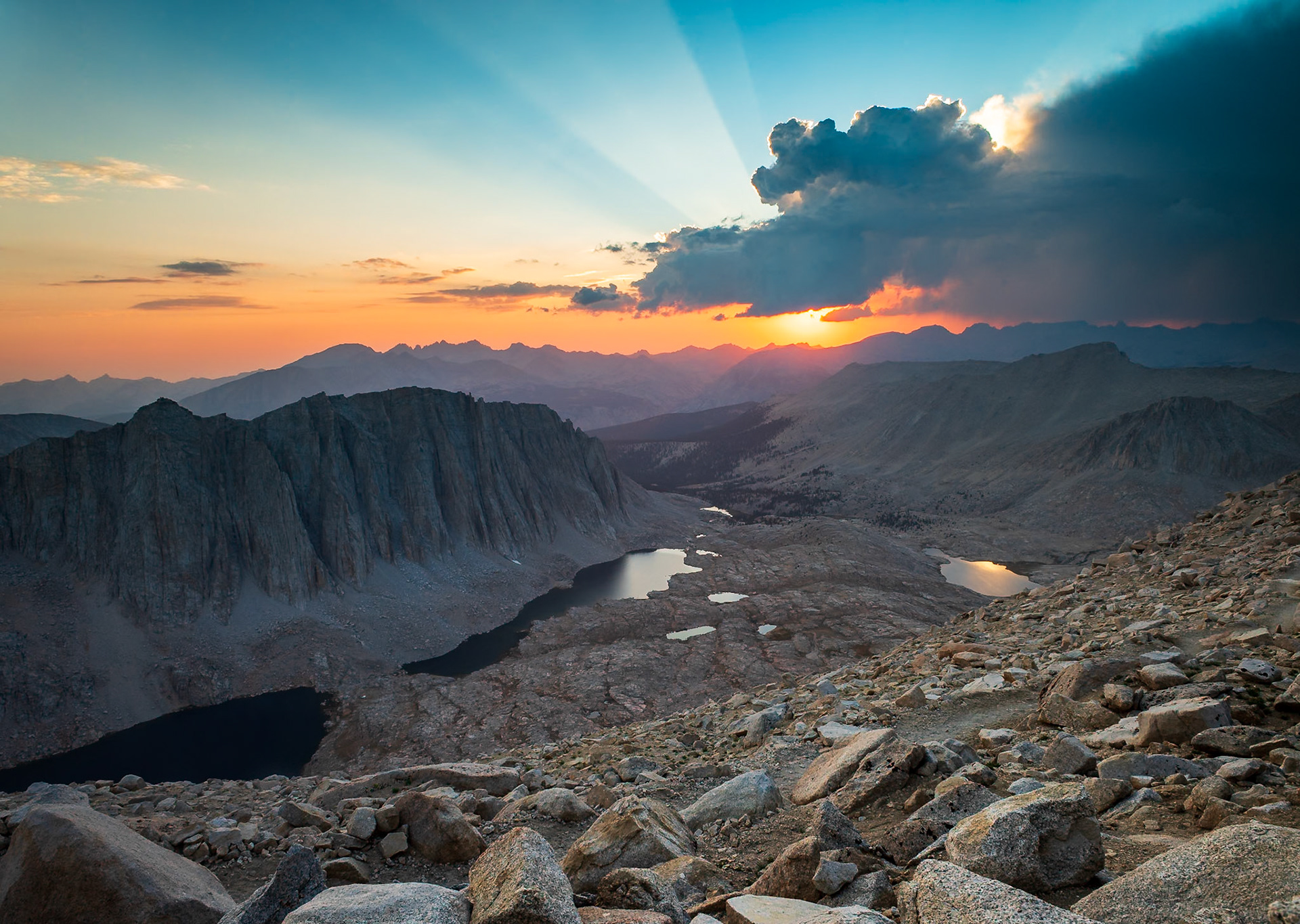 Dazzle Site west side of Mt. Muir. Elevation approx 13,700' August 12, 2021.