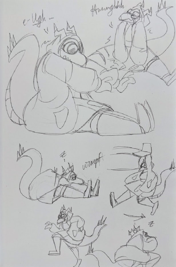 Sketches of streches.