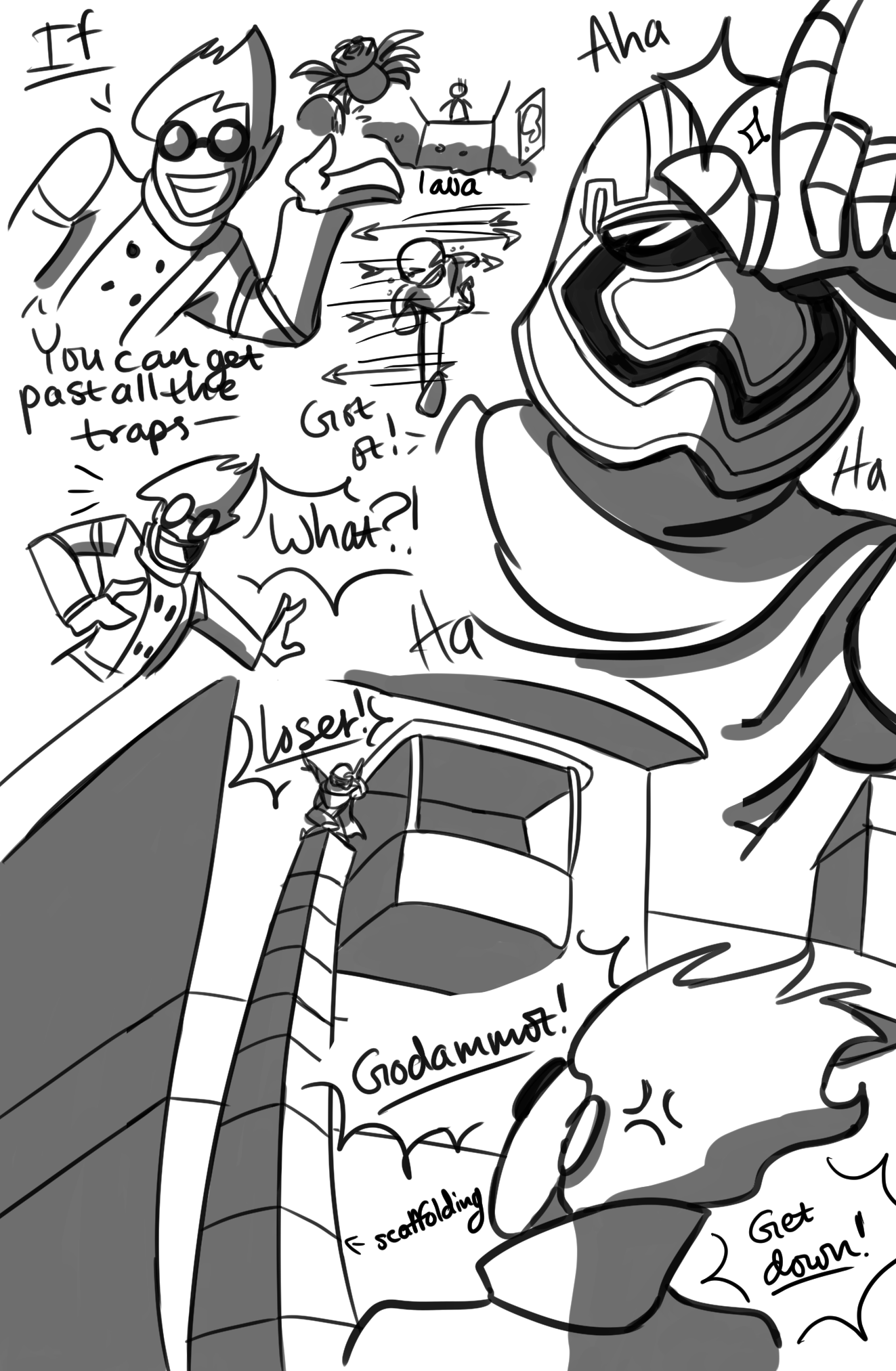 We're also gonna mess with the mad scientist