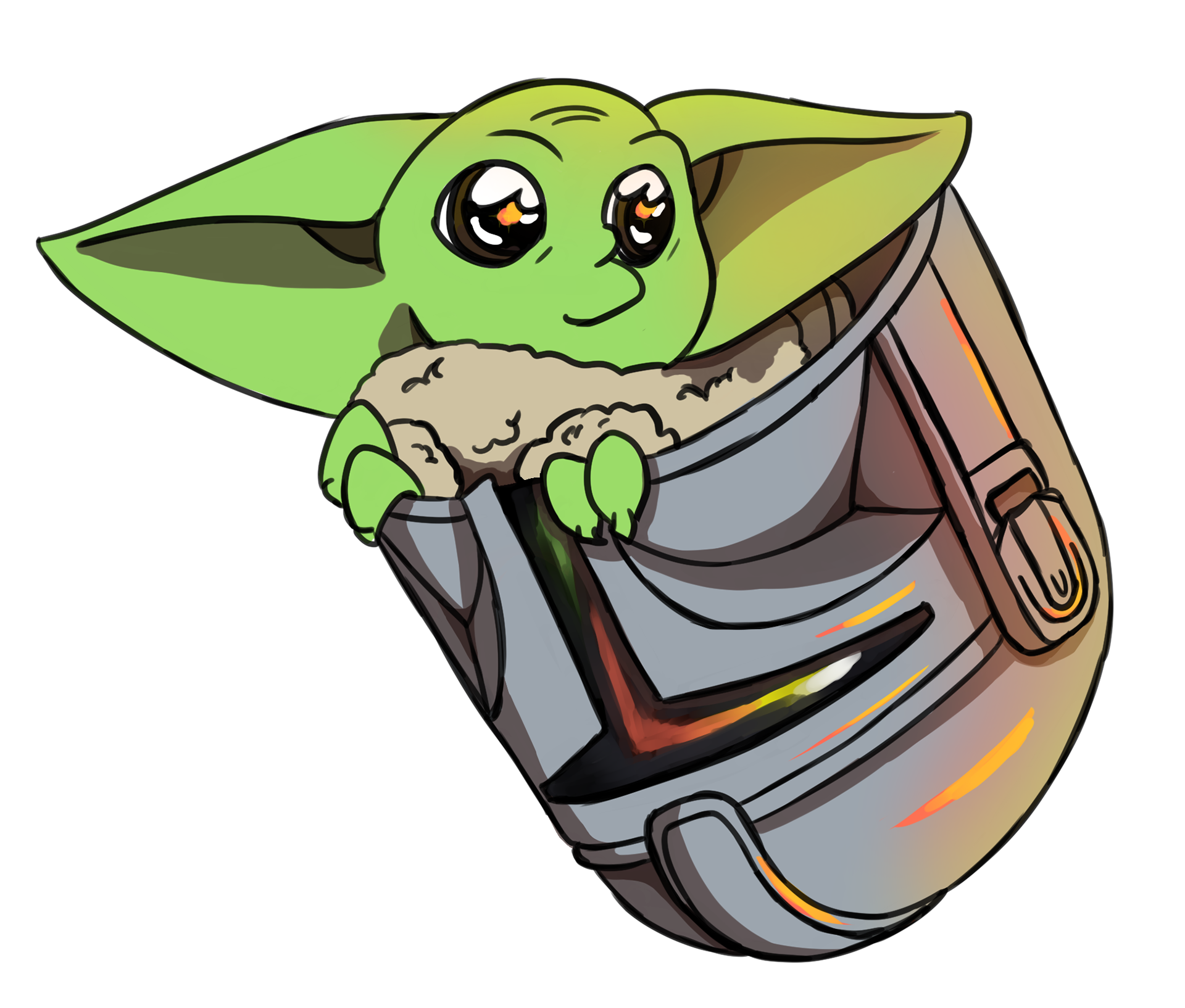 Twitch Chibi Emote - Animated Baby Yoda - Dancing emote | Kawaii emote |  Discord emote