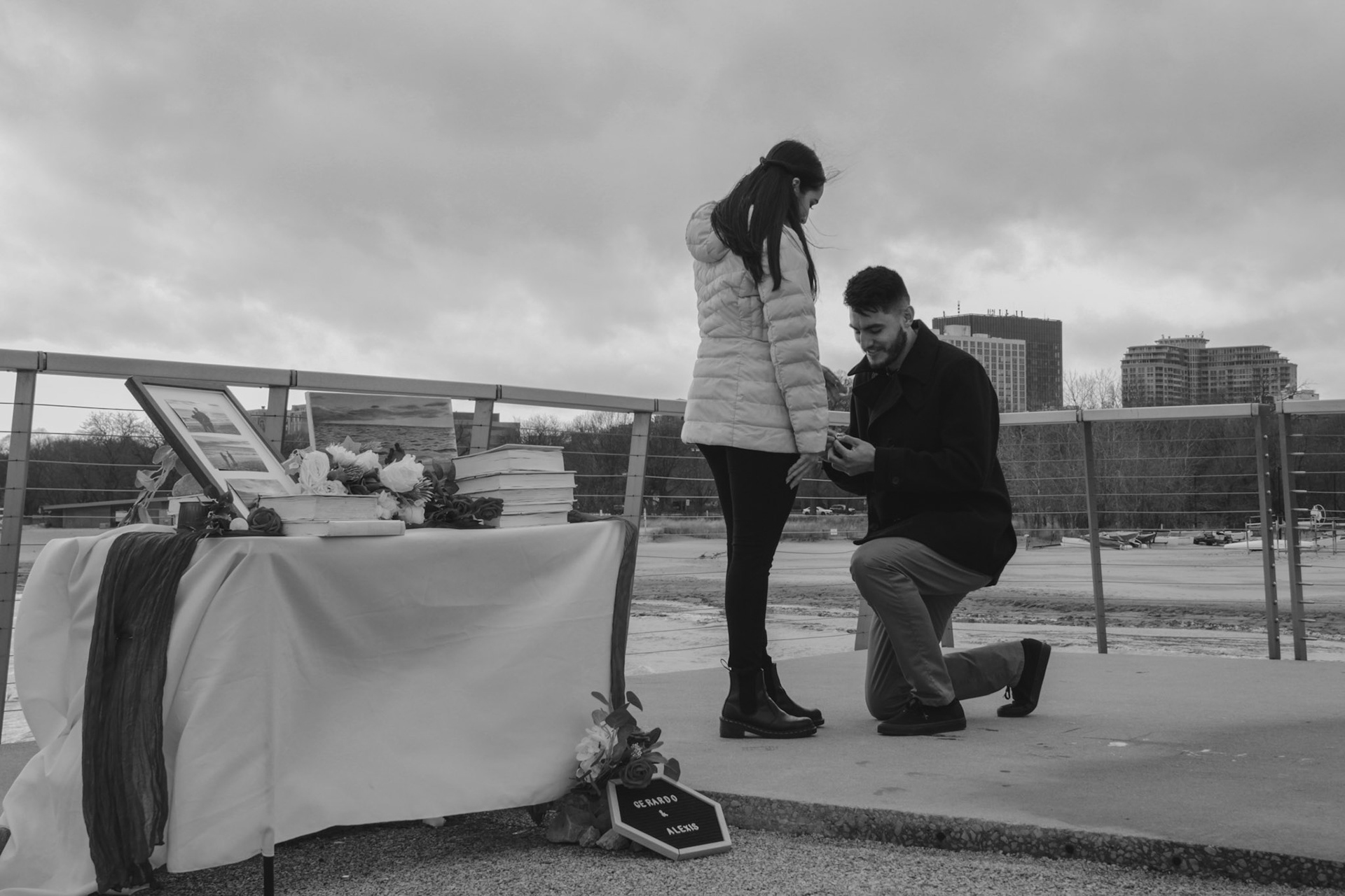 Gerardo & Alexis's Engagement #1 | B&W | 2023