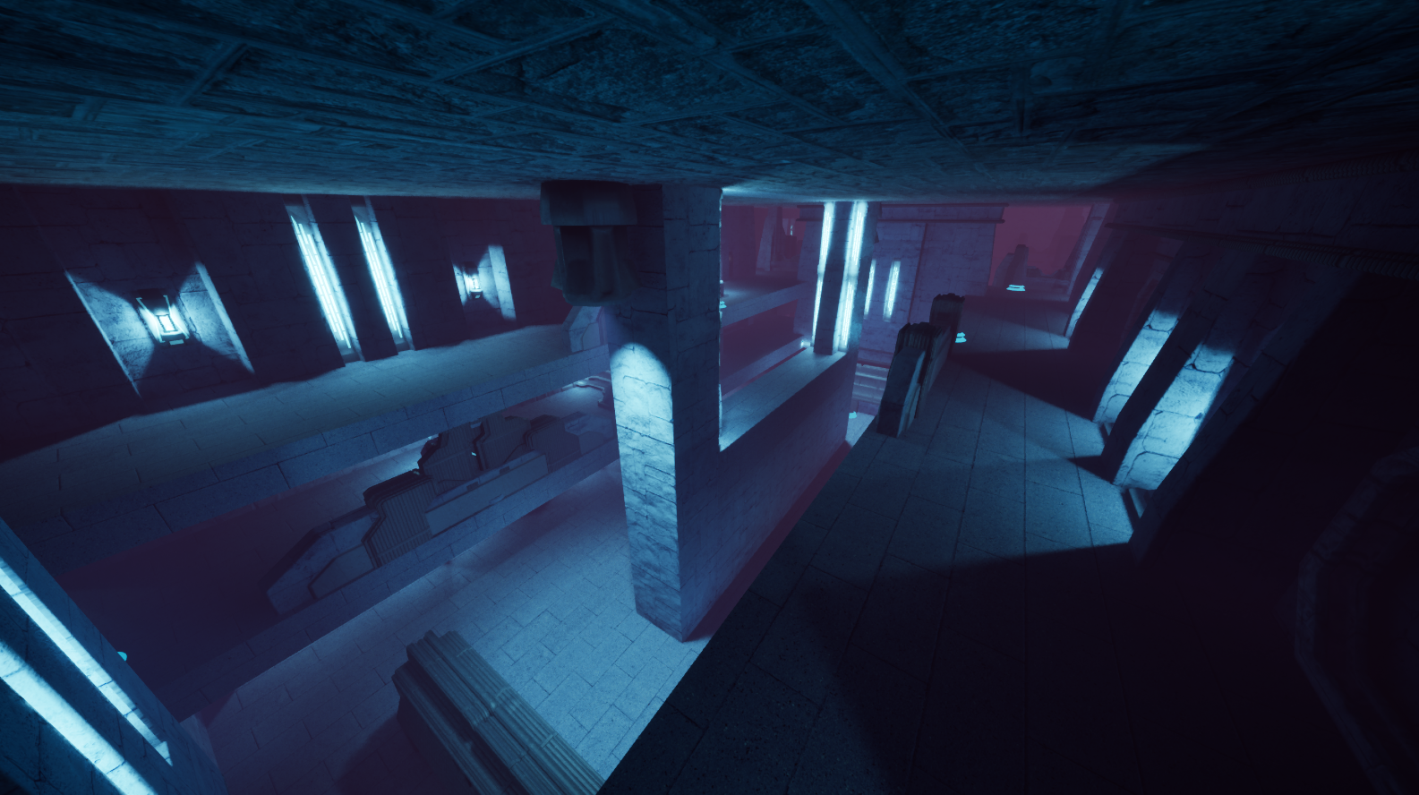 Cell Block Lighting and Prop Pass 2