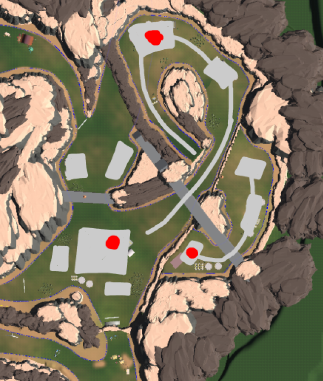 Nuclear Drawn Roads