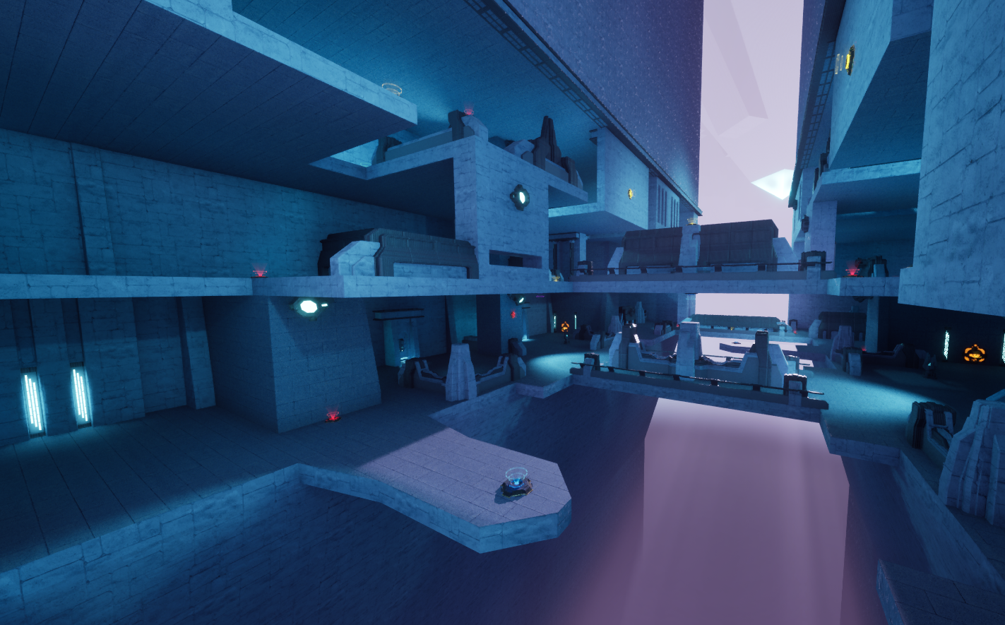 Chasm Lighting and Prop Pass 2