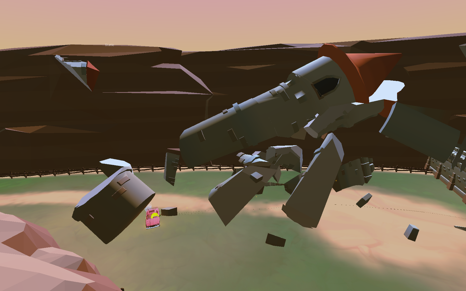 Falling Castle Tower