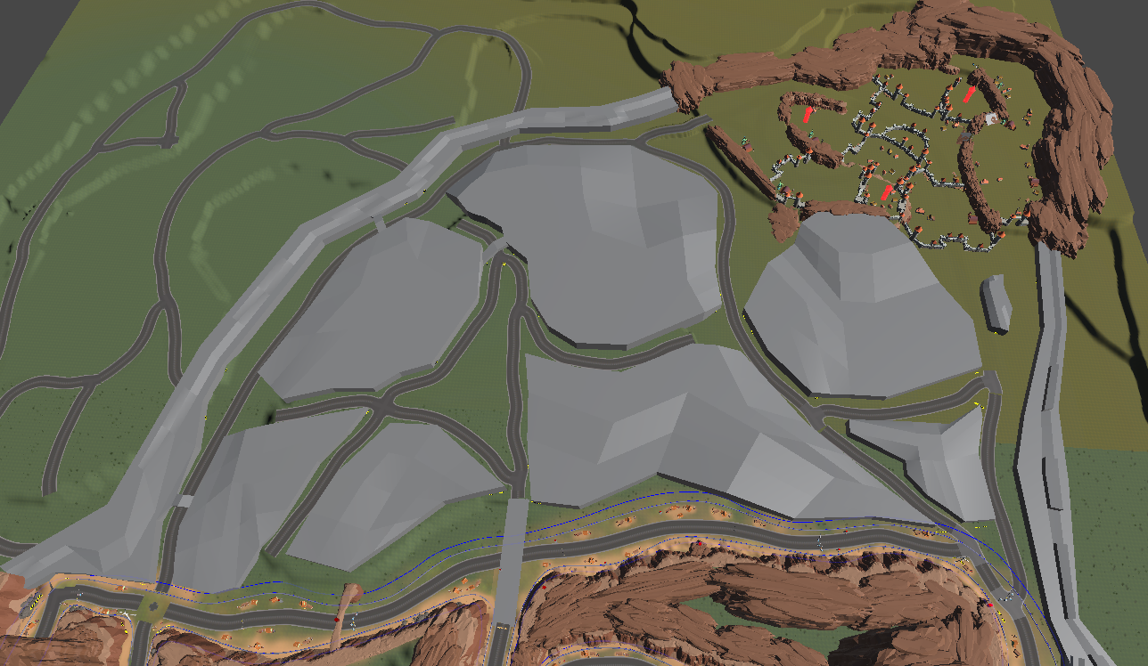 View of the newly expanded area