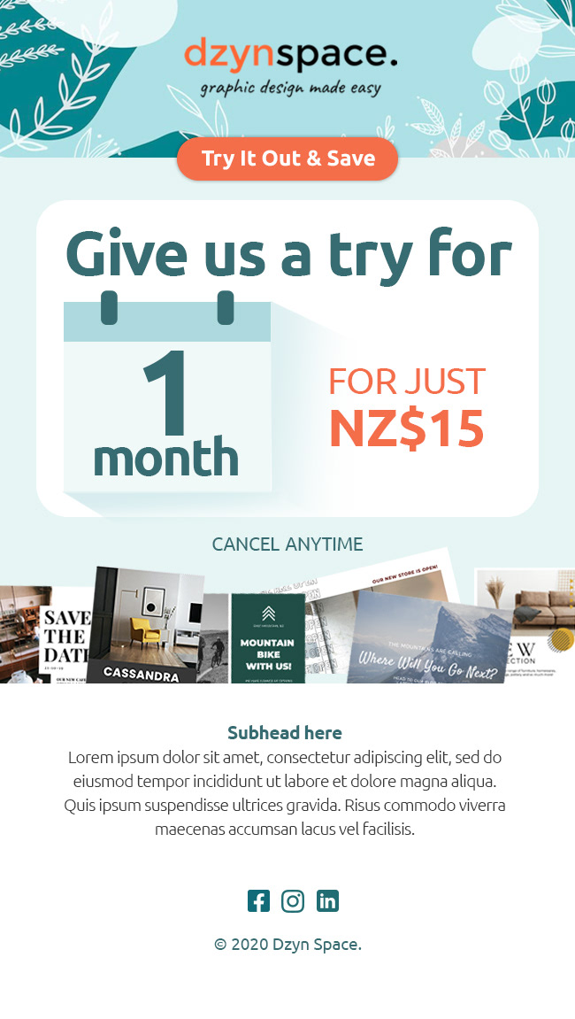 DZYNSPACE Launch Campaign