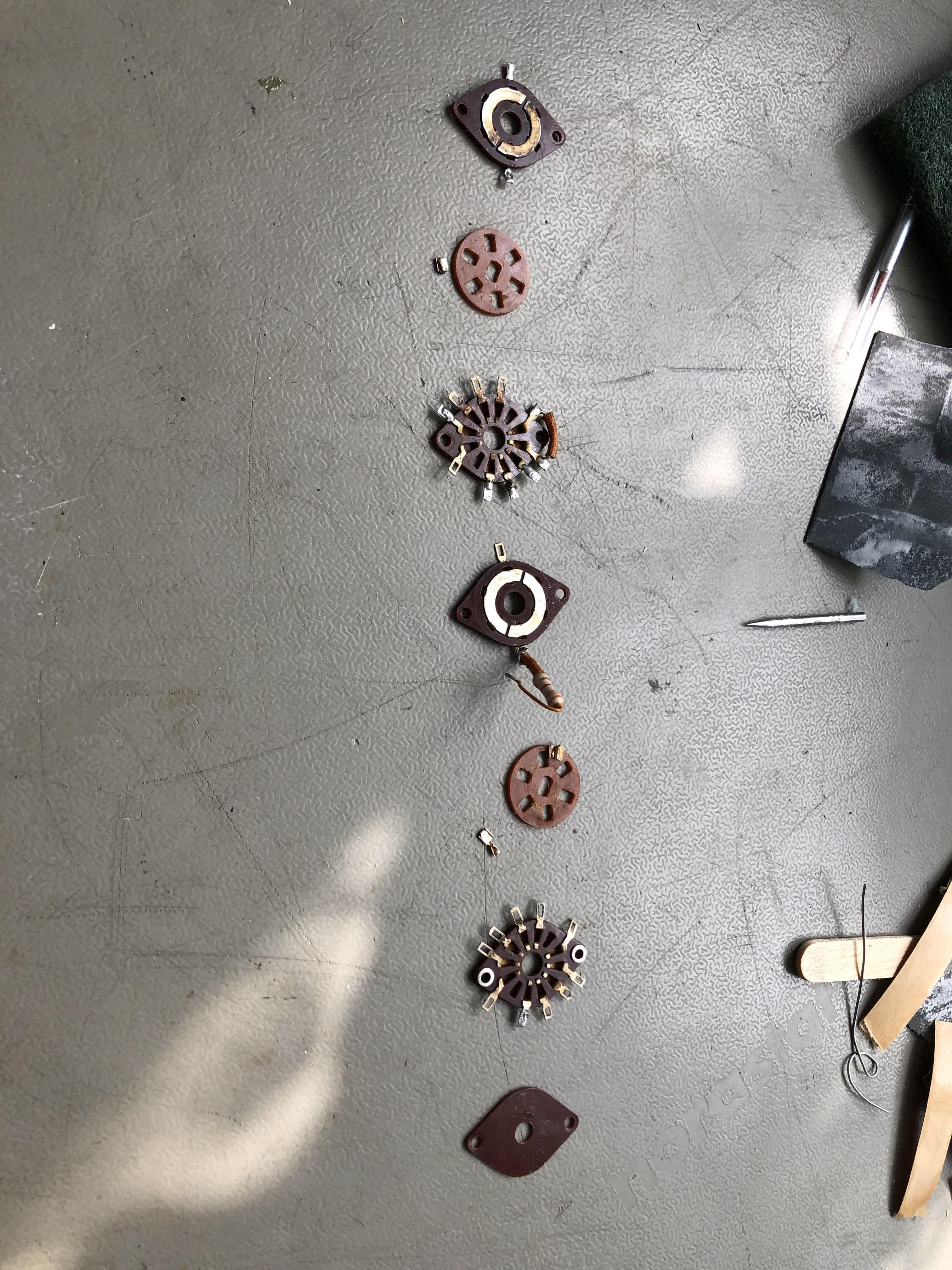 Stripped and ready for repair