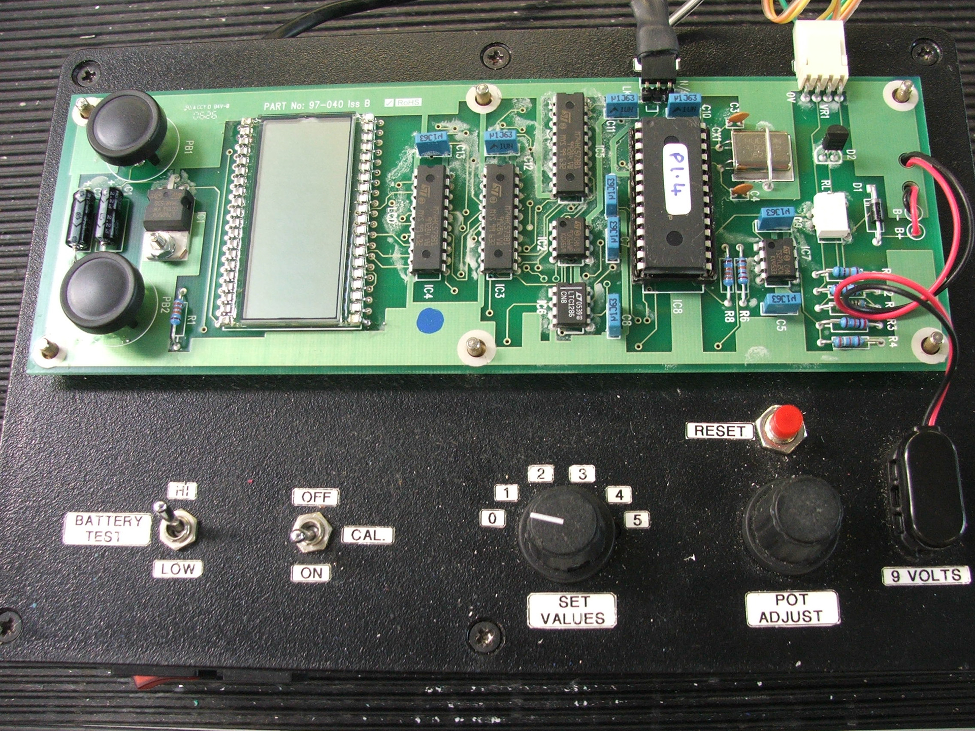 Paper folding machine foldplate test rig