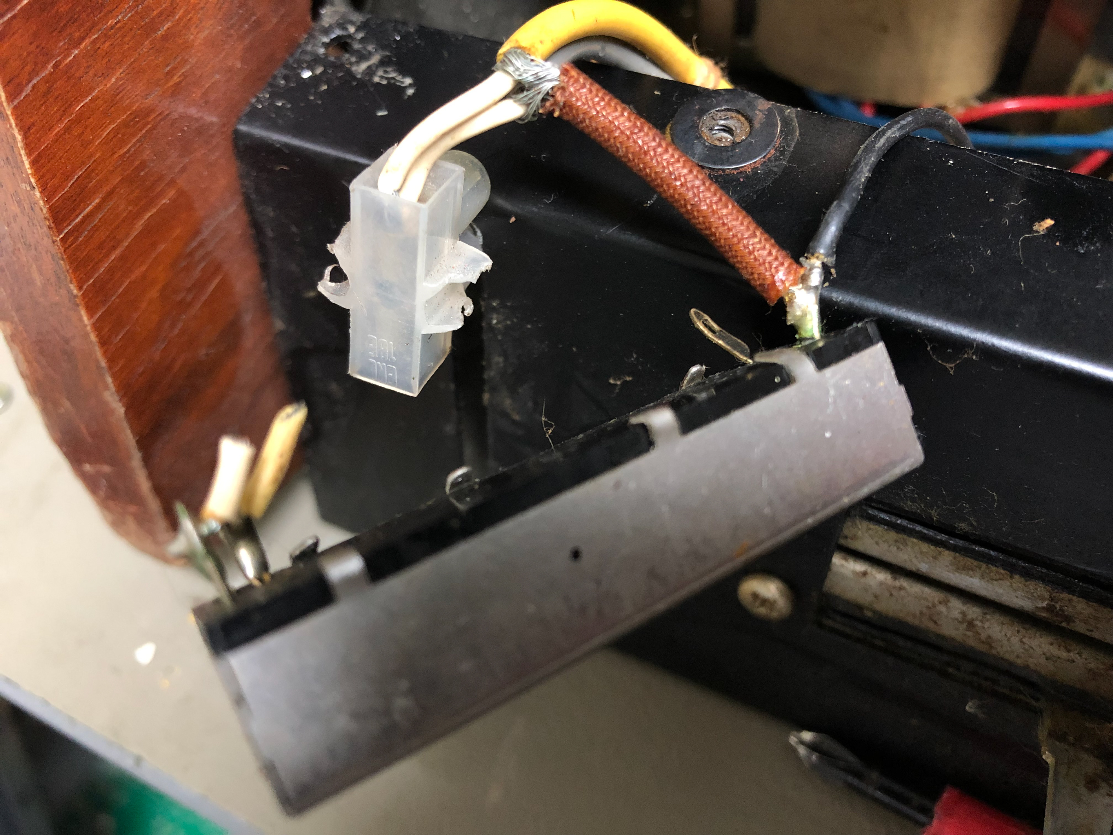 Remains of volume slider