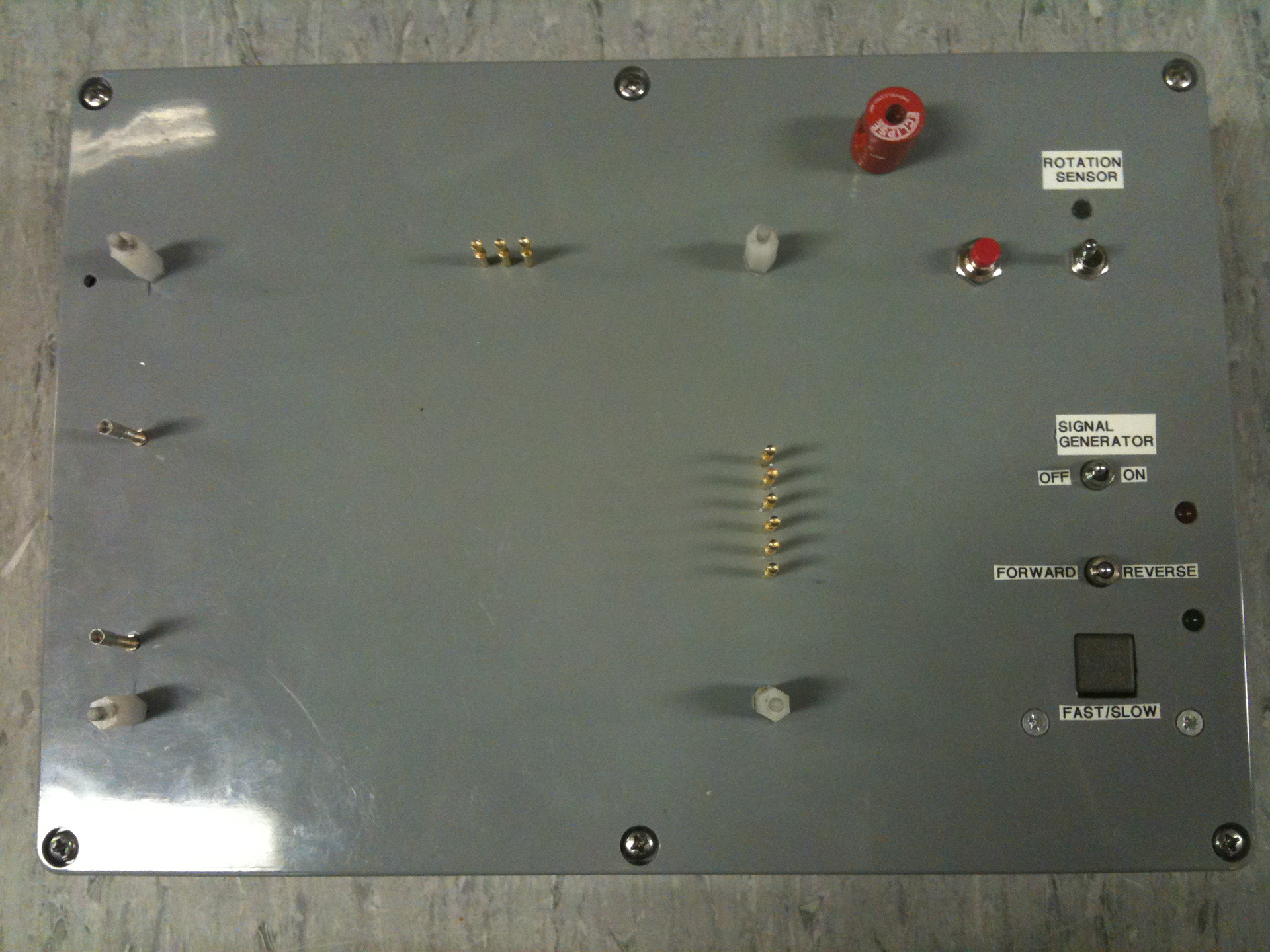 Stepper motor test rig