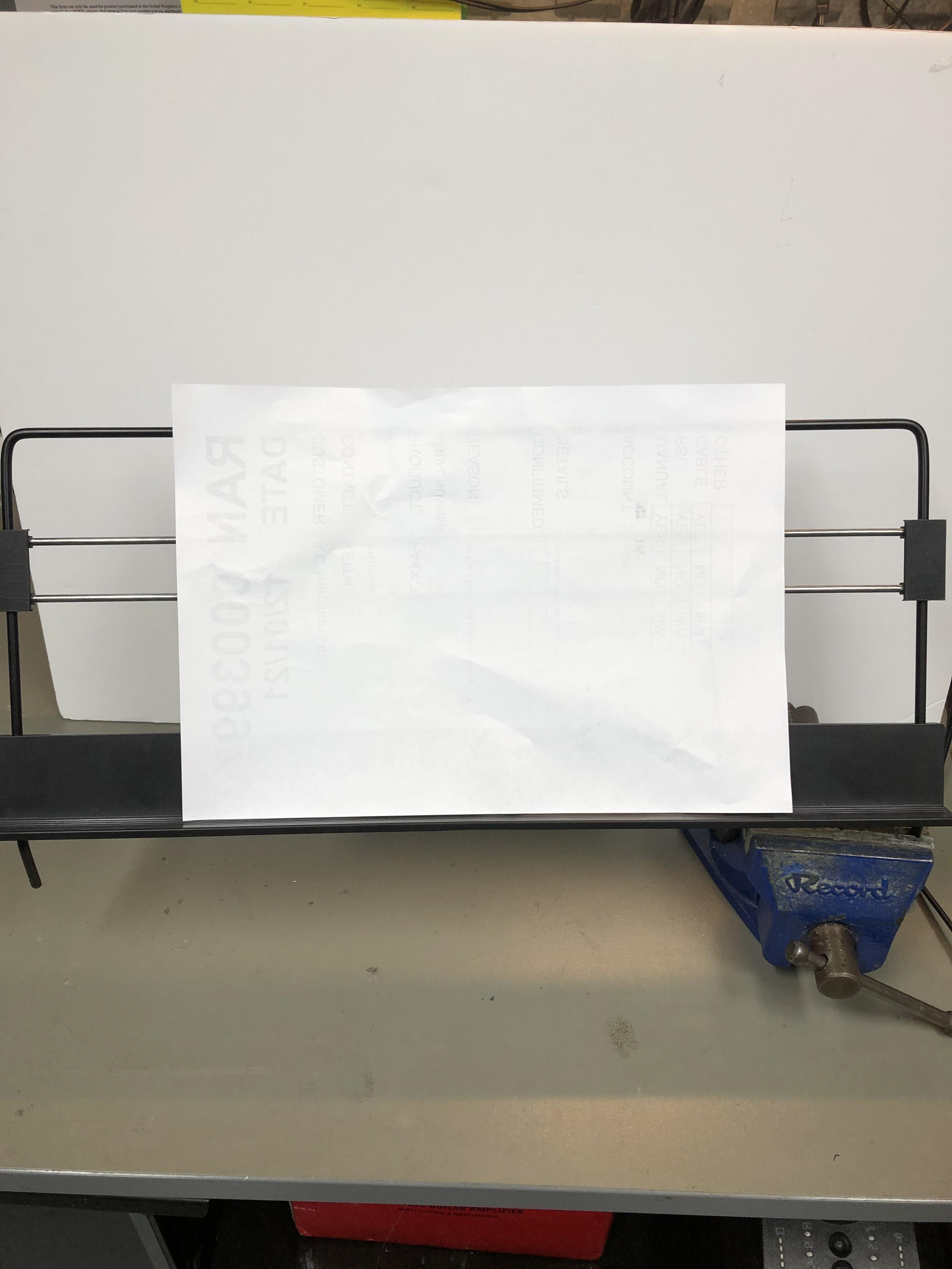 Mod was to stop customers music from falling through the gap