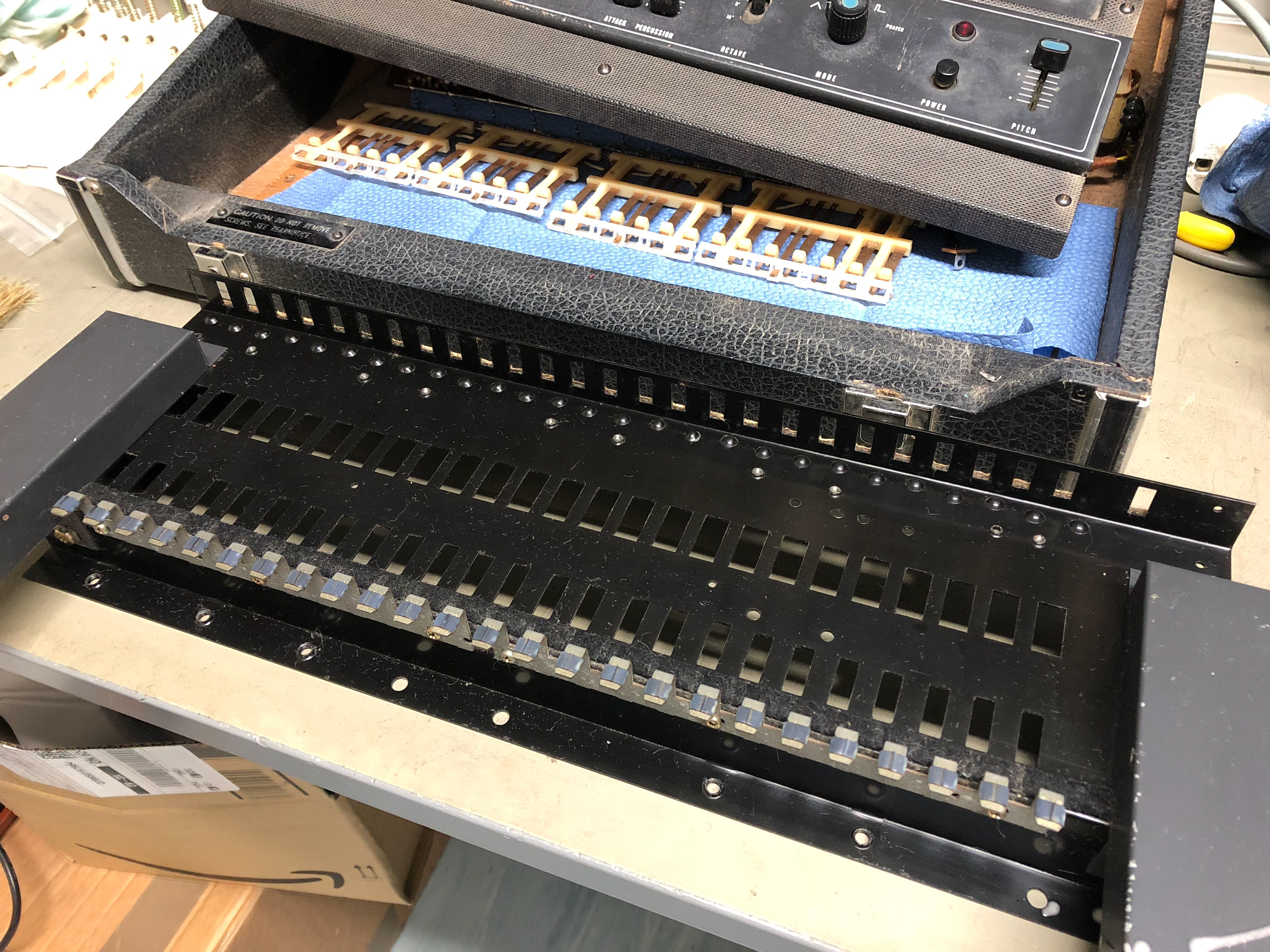 Key-frame assembly stripped
