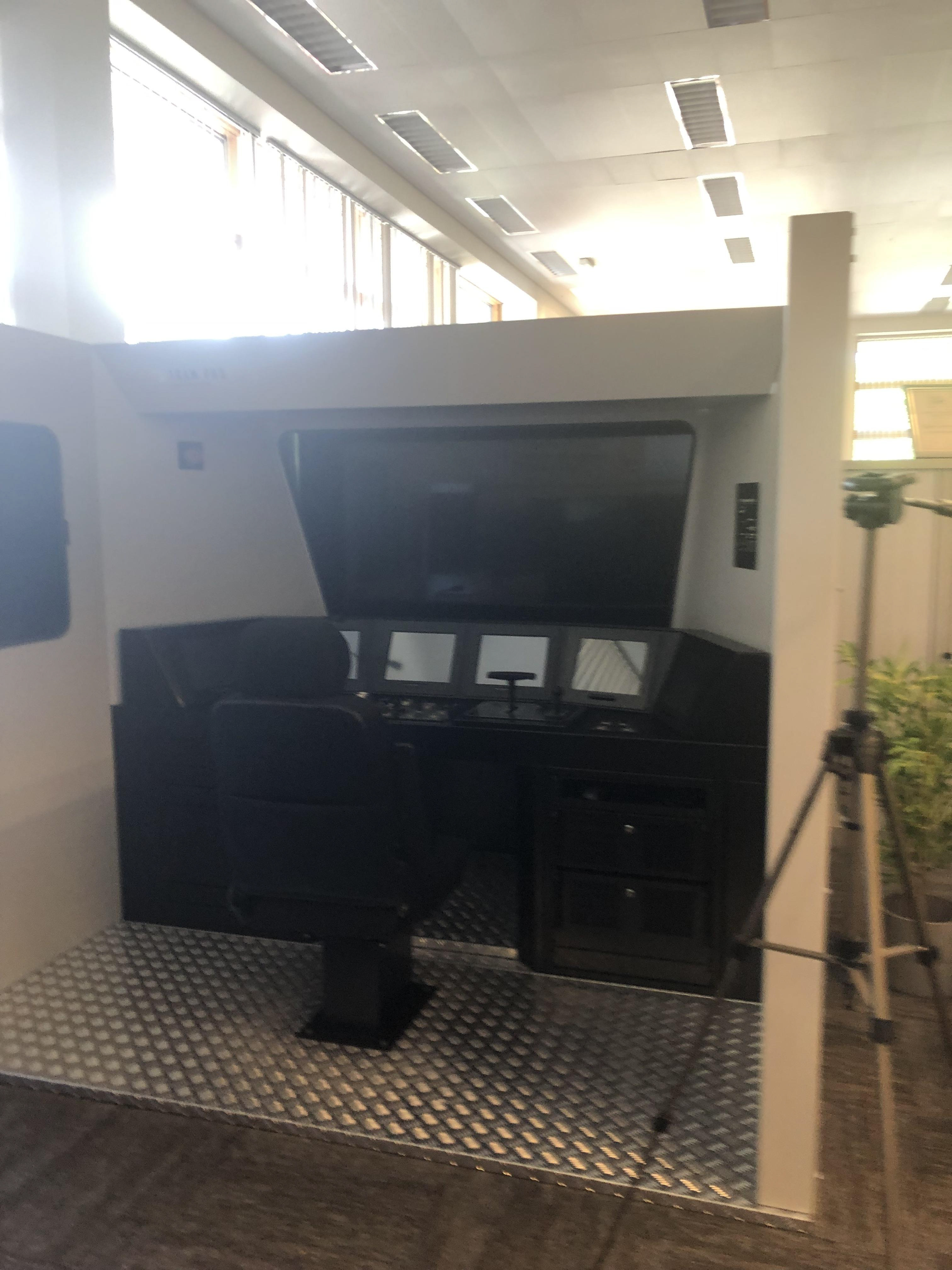 Simulator from an earlier job, in its finished state.