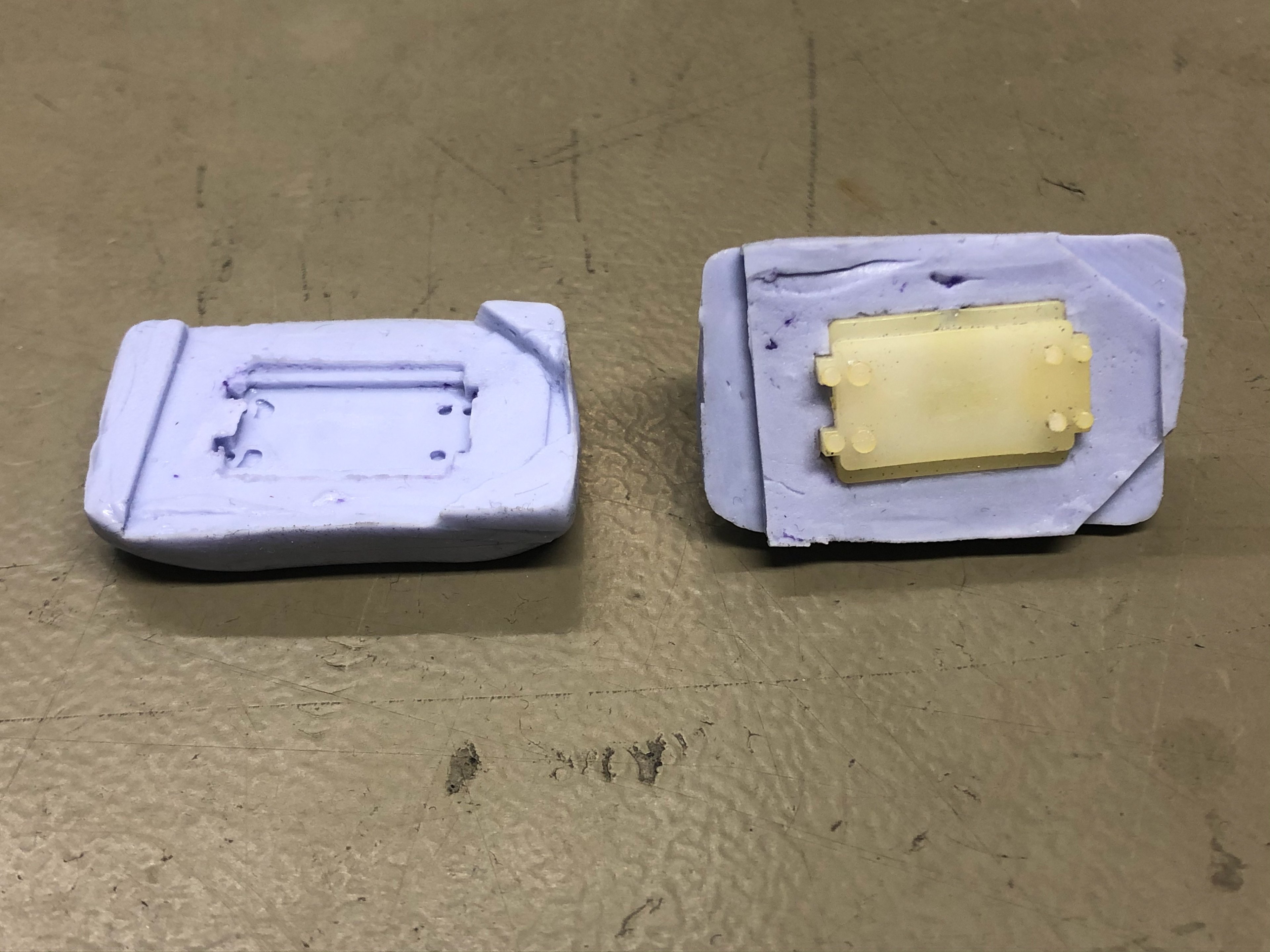 Mould made from one of the other sliders