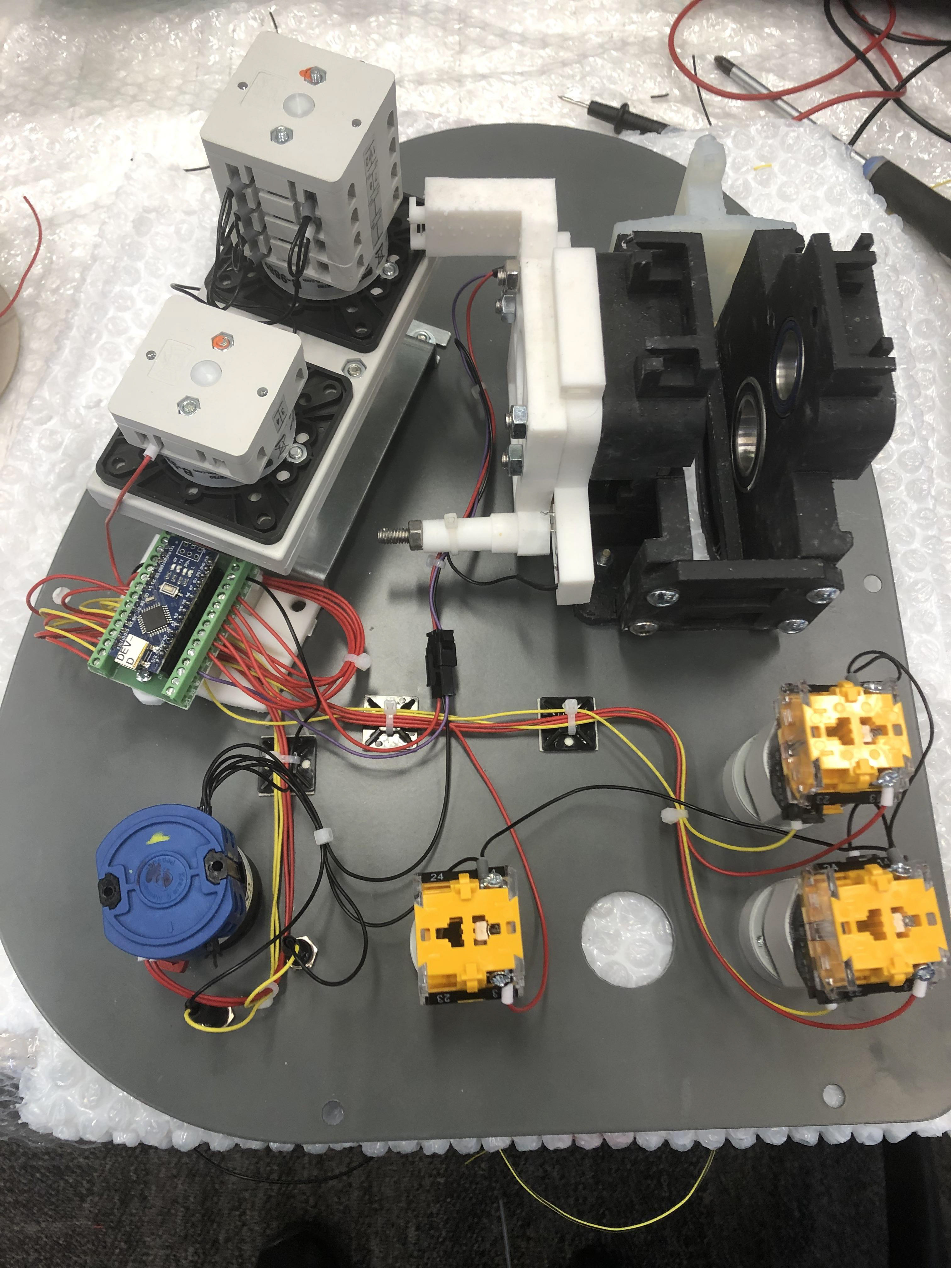 Panels for a simulator headed for Spain.