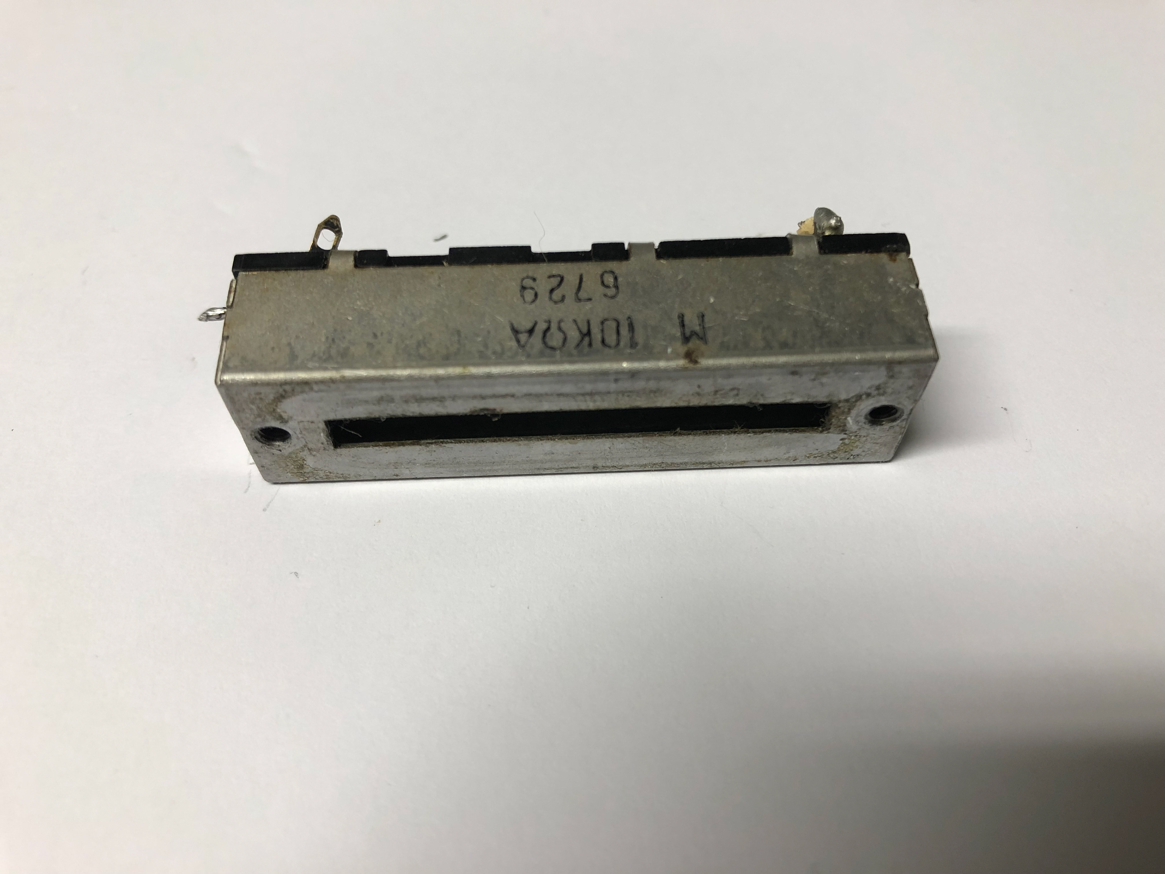 Slider removed and ready for rebuild