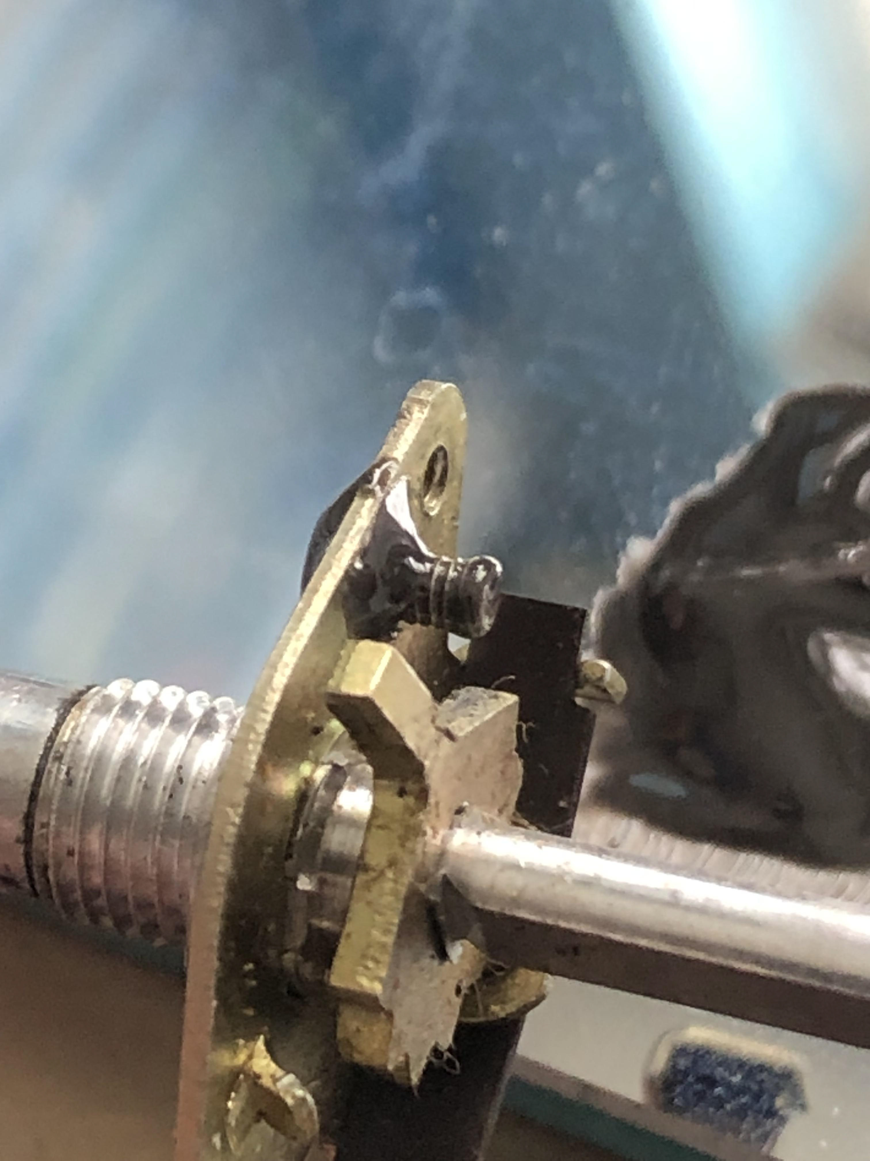 New stopper glued into place