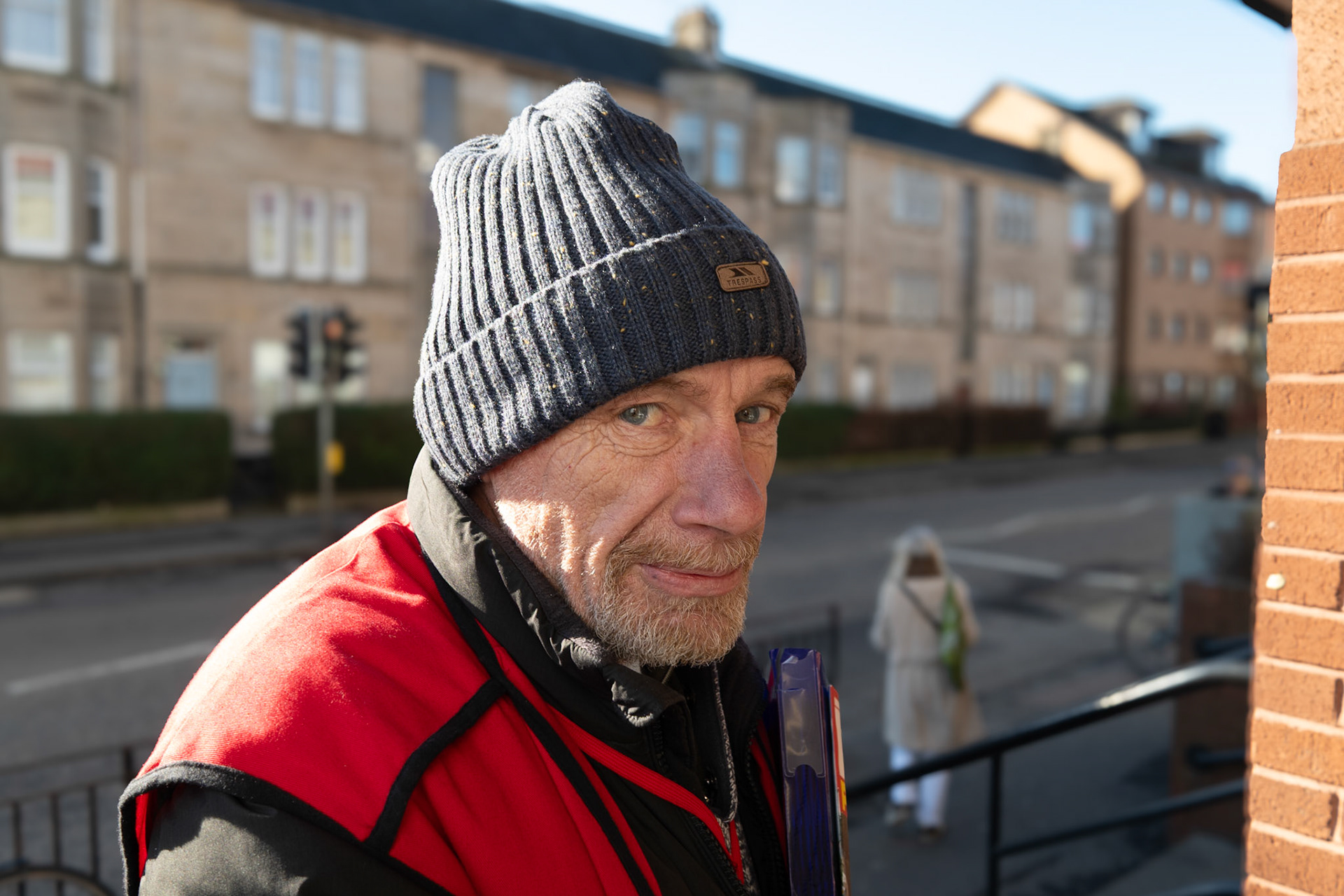 Grant - the Waitrose BIG Issue vendor.