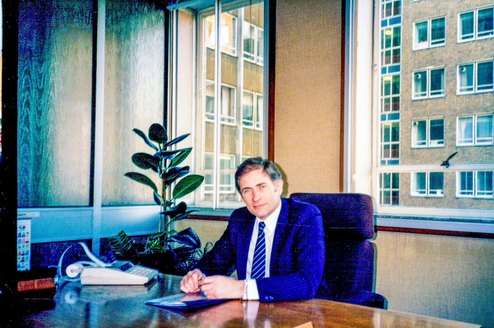 Michael in his corner office 195 Knightsbridge