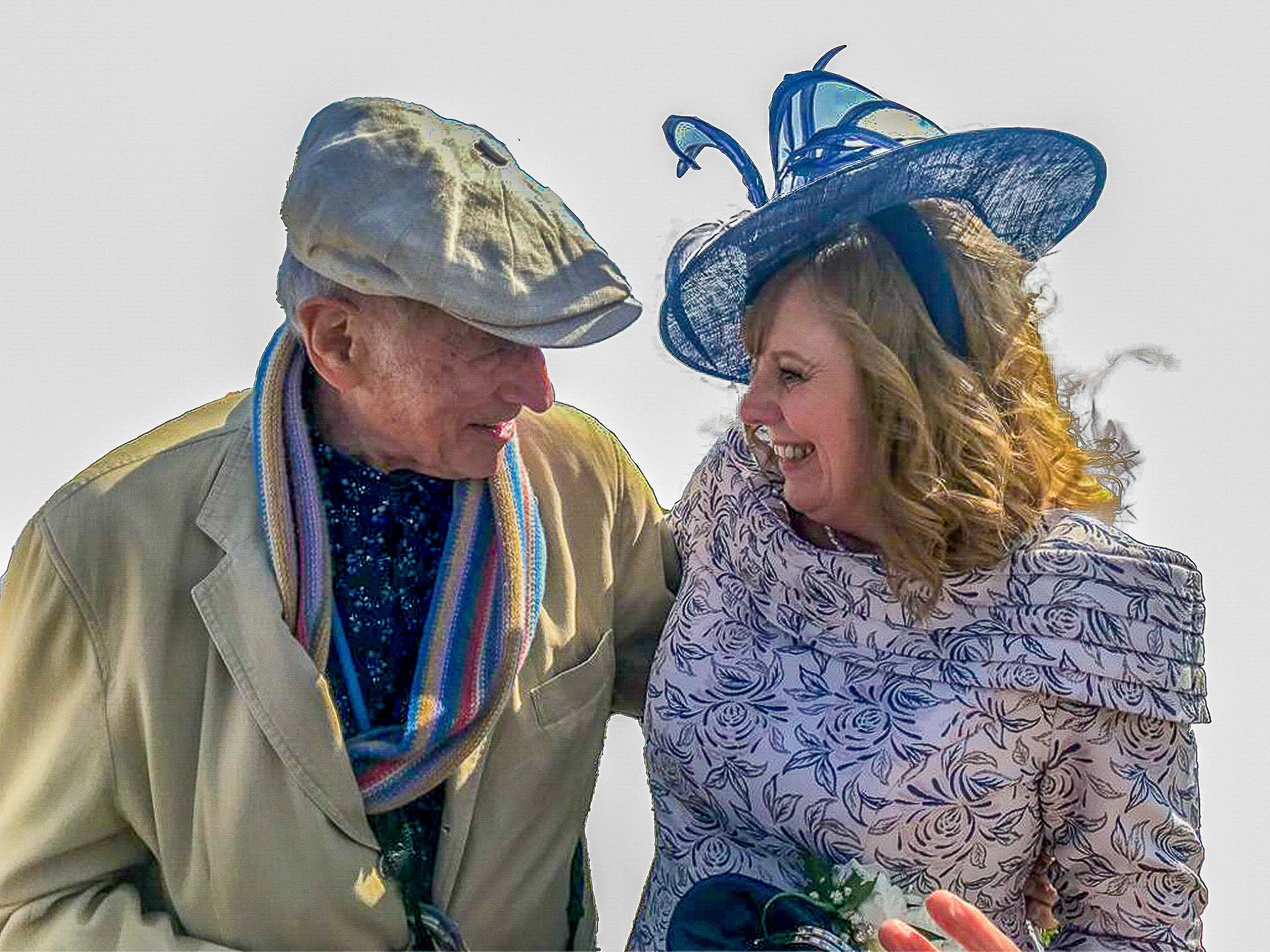 Michael and a friend