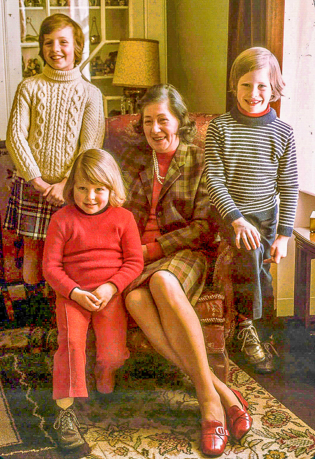Grandma Tommy with her Grandchildren