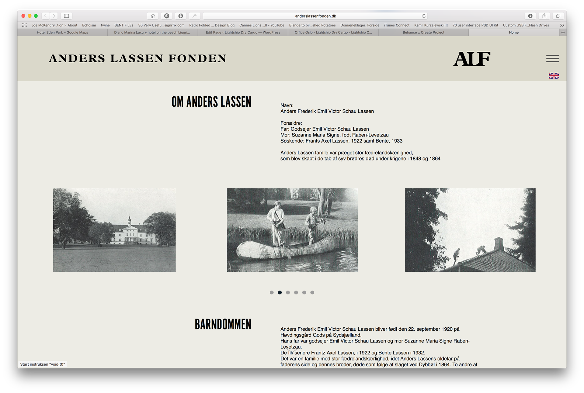 studio smussen com / tommy rasmussen - Anders Lassen Fonden