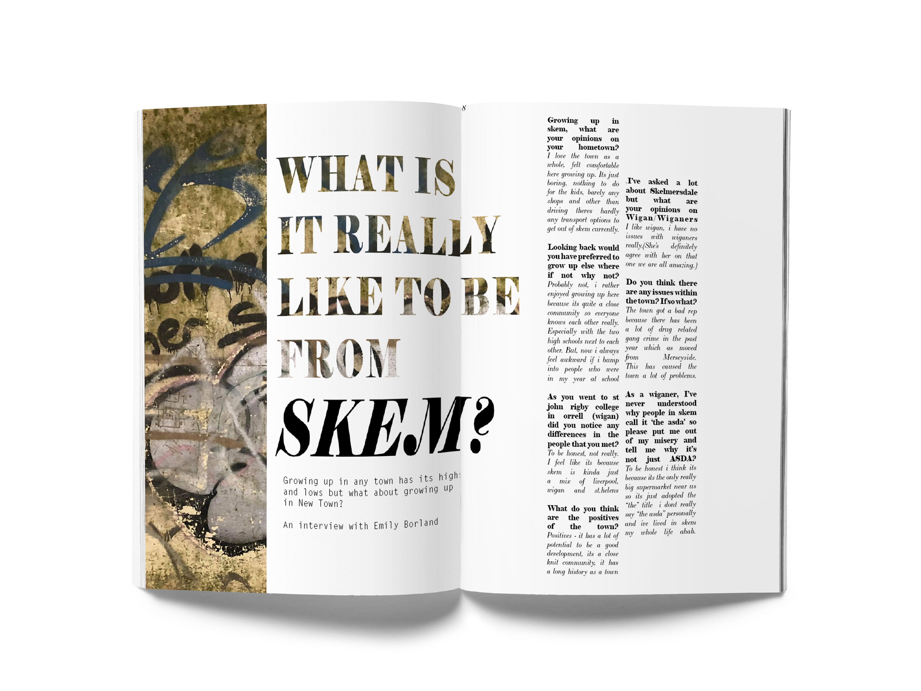 Interview with Emily Borland about growing up in Skelmersdale