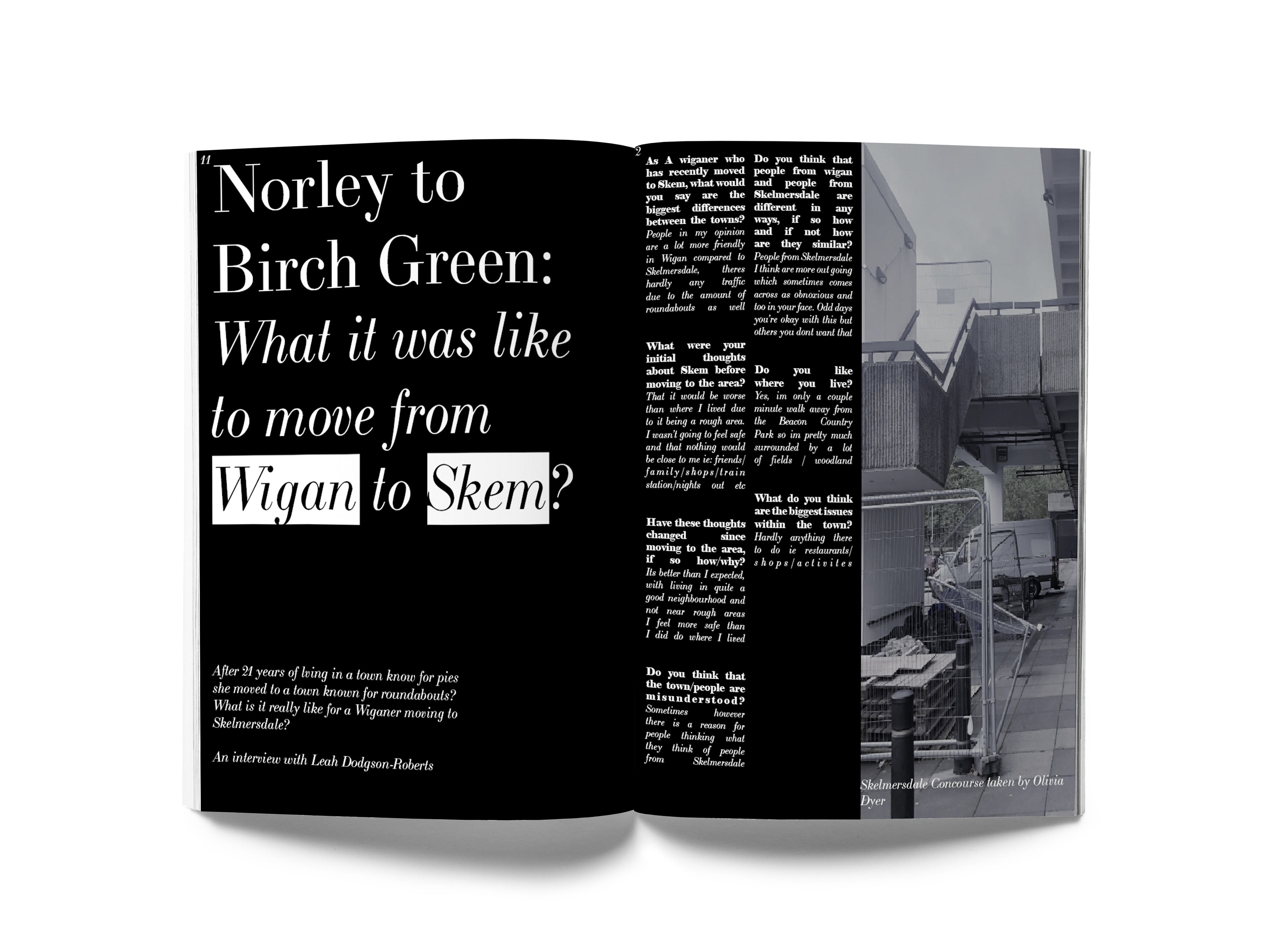 Interview with Leah Dodgson-Roberts about moving from Wigan to Skelmersdale